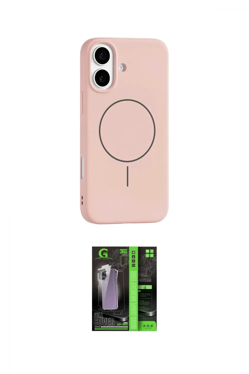 ieg™ iPhone 17 Kılıf Yankı Form Serisi - Şeffaf 360 Full Body Arka Koruyucu