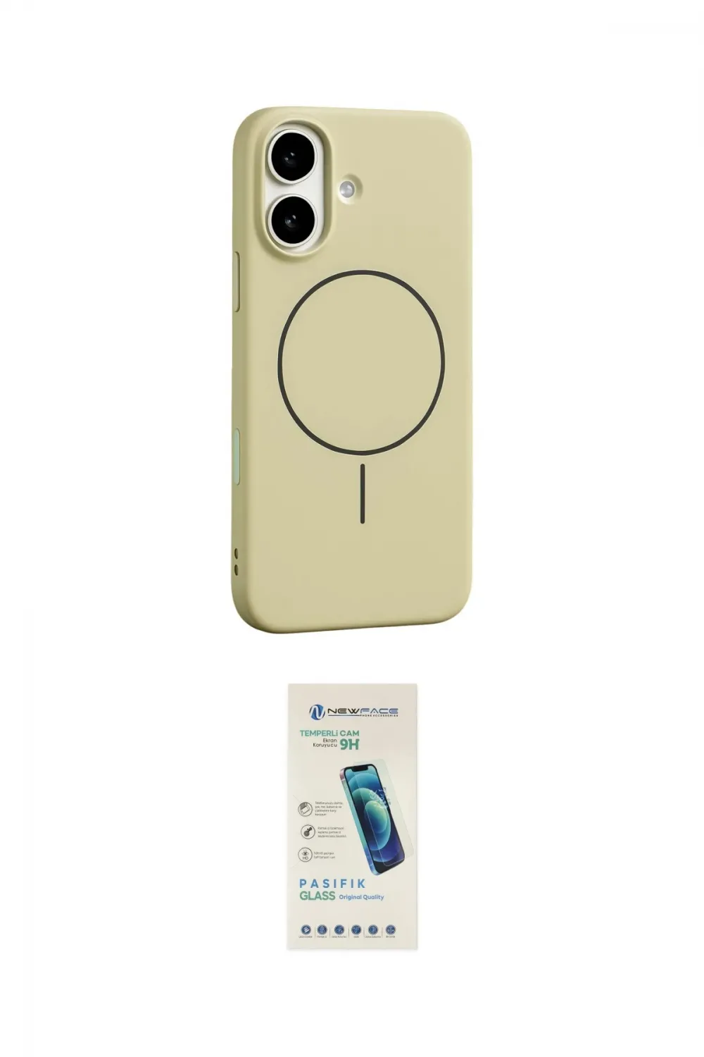 ieg™ iPhone 17 Kılıf Yankı Form Serisi - Şeffaf Pasifik Cam Ekran Koruyucu