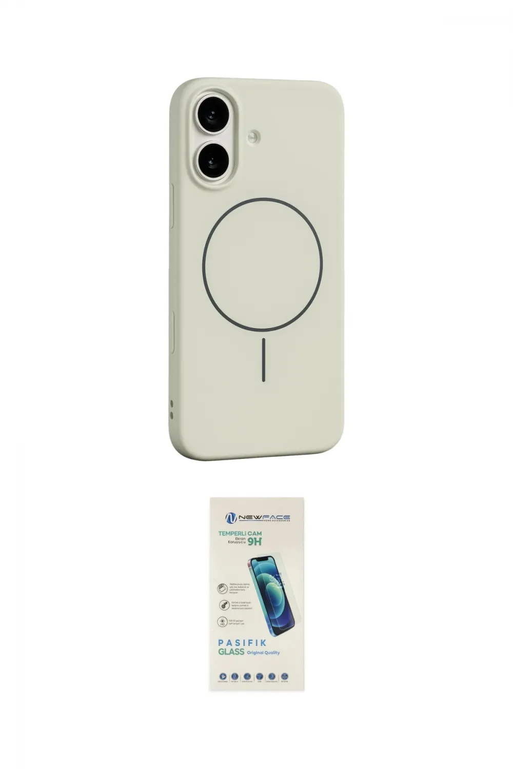 ieg™ iPhone 17 Kılıf Yankı Form Serisi - Şeffaf Pasifik Cam Ekran Koruyucu
