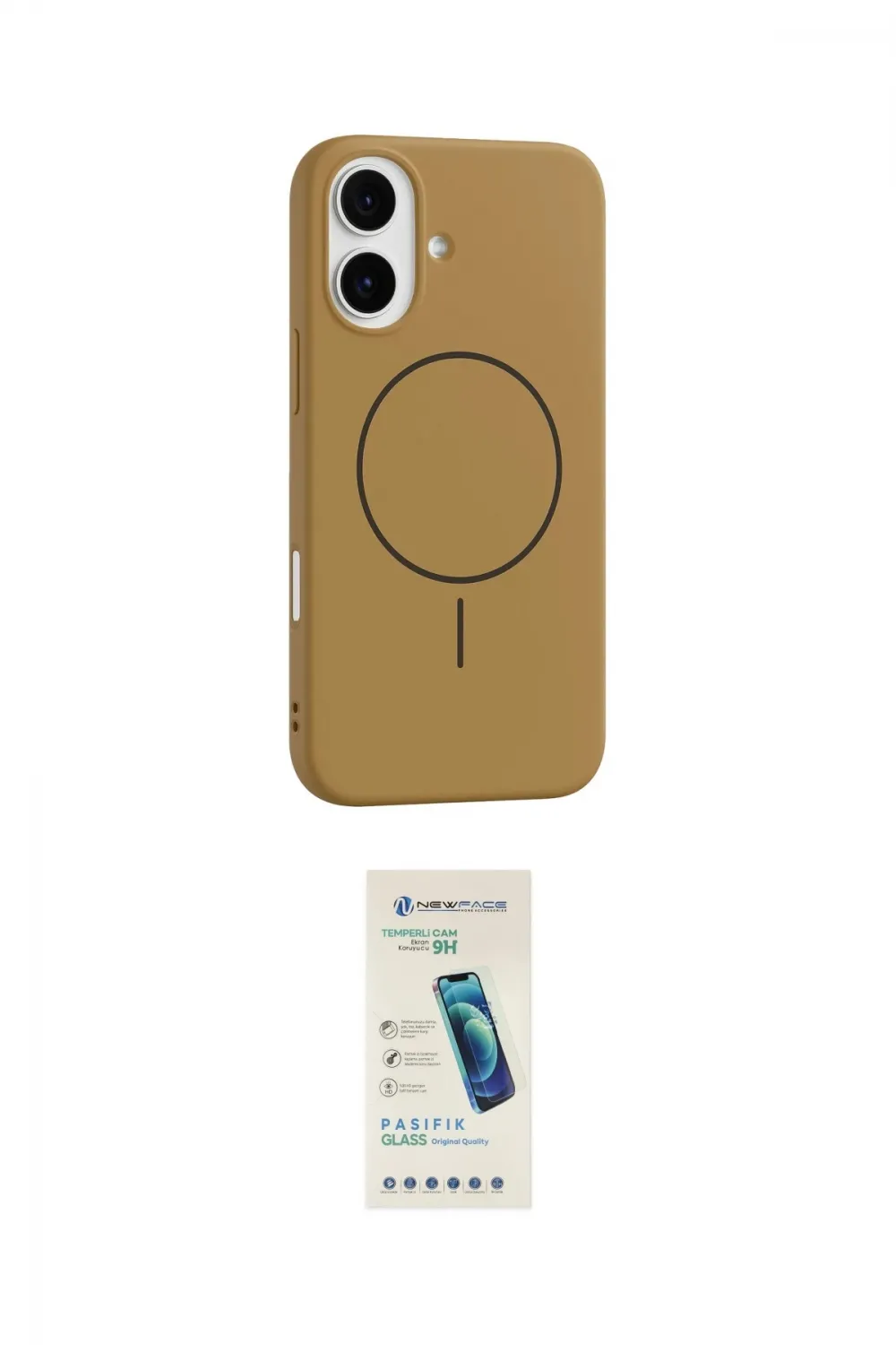 ieg™ iPhone 17 Kılıf Yankı Form Serisi - Şeffaf Pasifik Cam Ekran Koruyucu