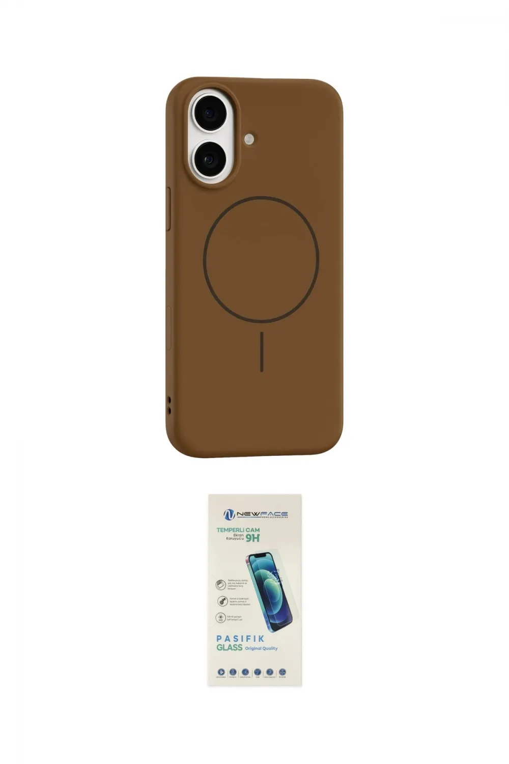 ieg™ iPhone 17 Kılıf Yankı Form Serisi - Şeffaf Pasifik Cam Ekran Koruyucu