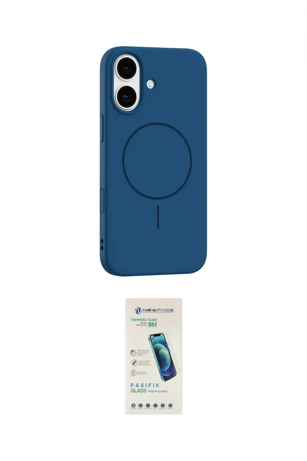 ieg™ iPhone 17 Kılıf Yankı Form Serisi - Şeffaf Pasifik Cam Ekran Koruyucu
