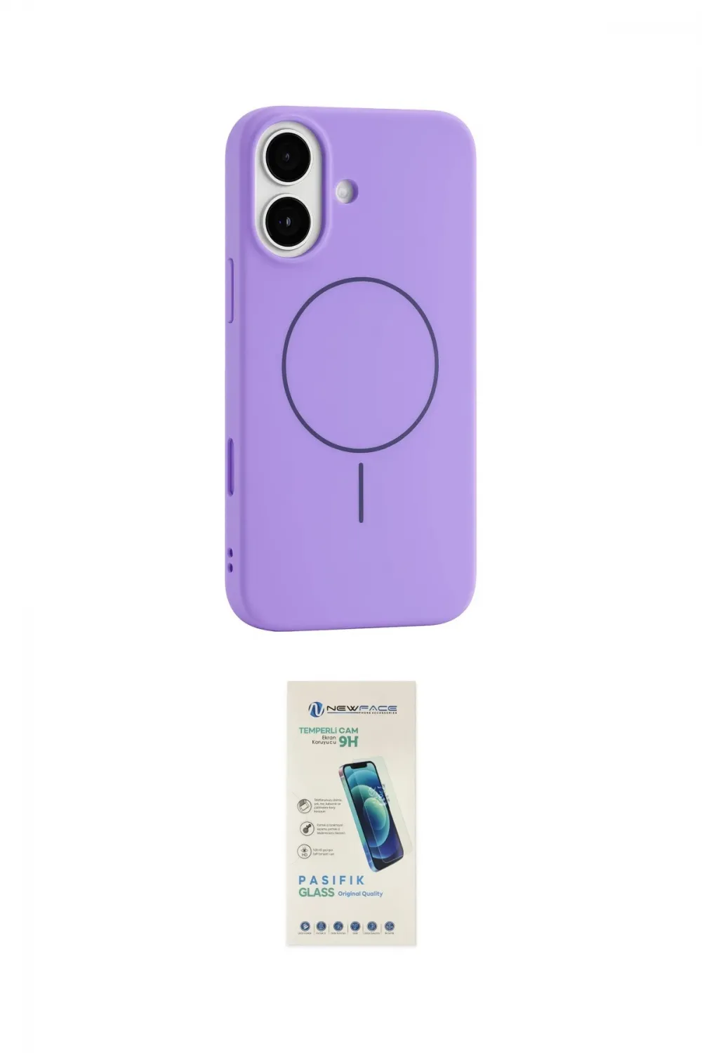 ieg™ iPhone 17 Kılıf Yankı Form Serisi - Şeffaf Pasifik Cam Ekran Koruyucu