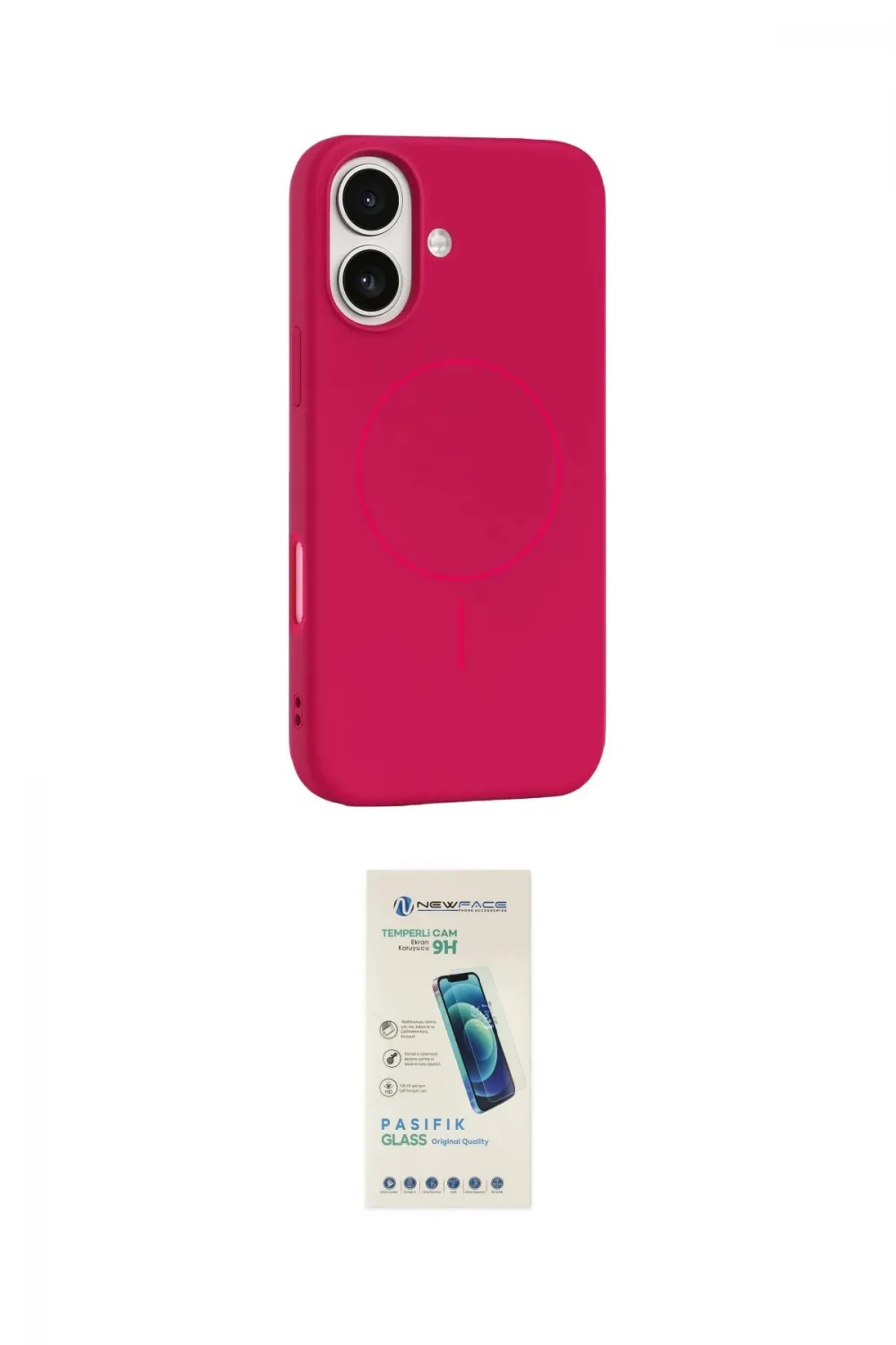 ieg™ iPhone 17 Kılıf Yankı Form Serisi - Şeffaf Pasifik Cam Ekran Koruyucu