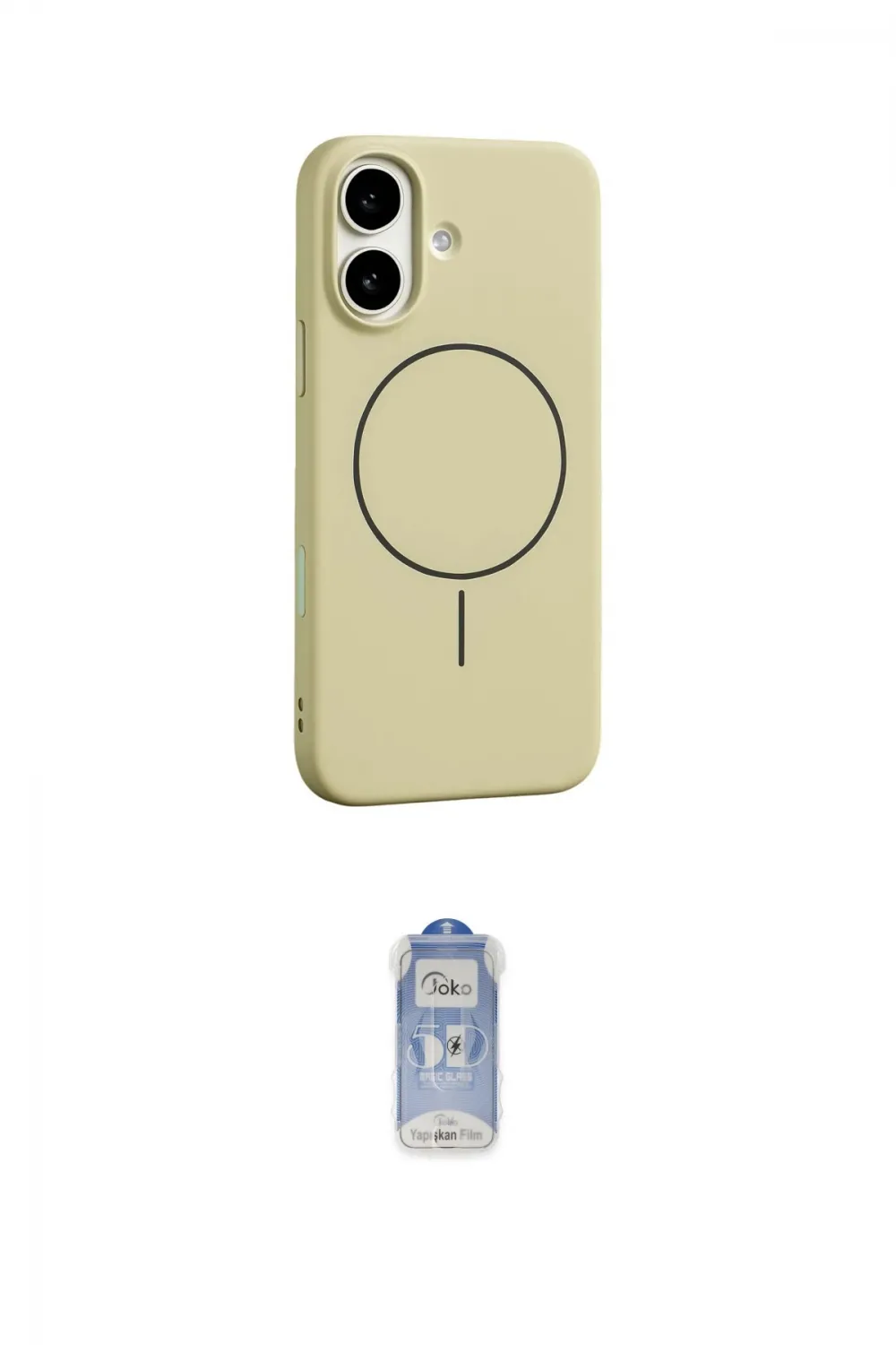 ieg™ iPhone 17 Kılıf Yankı Form Serisi - Siyah Joko Magic 5D Cam