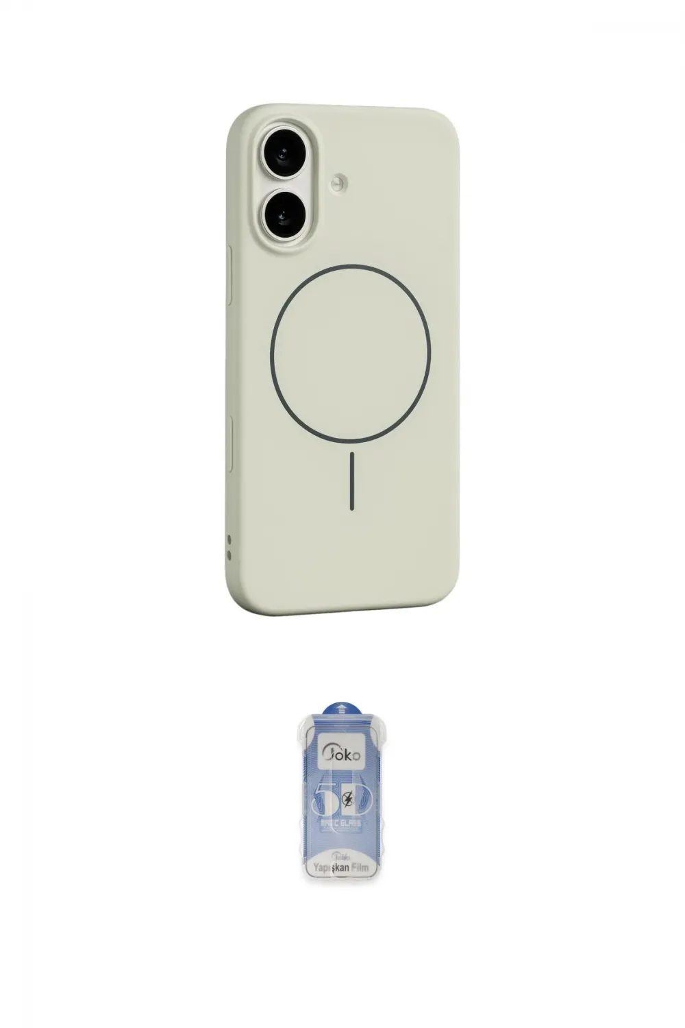 ieg™ iPhone 17 Kılıf Yankı Form Serisi - Siyah Joko Magic 5D Cam