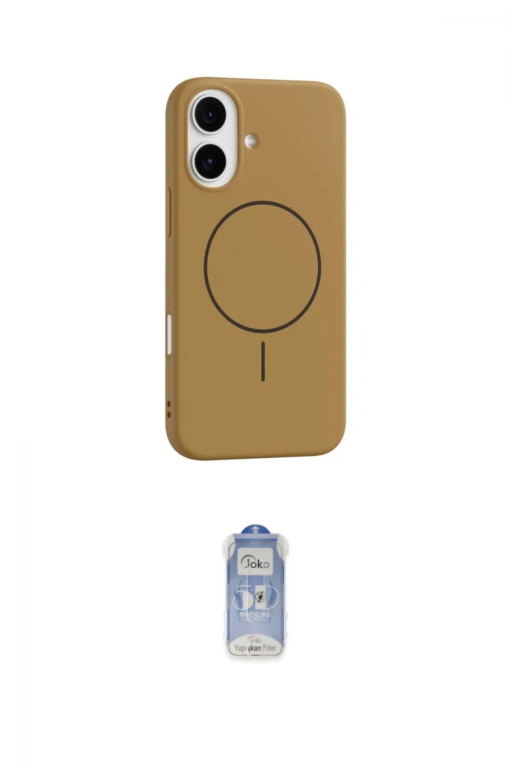 ieg™ iPhone 17 Kılıf Yankı Form Serisi - Siyah Joko Magic 5D Cam