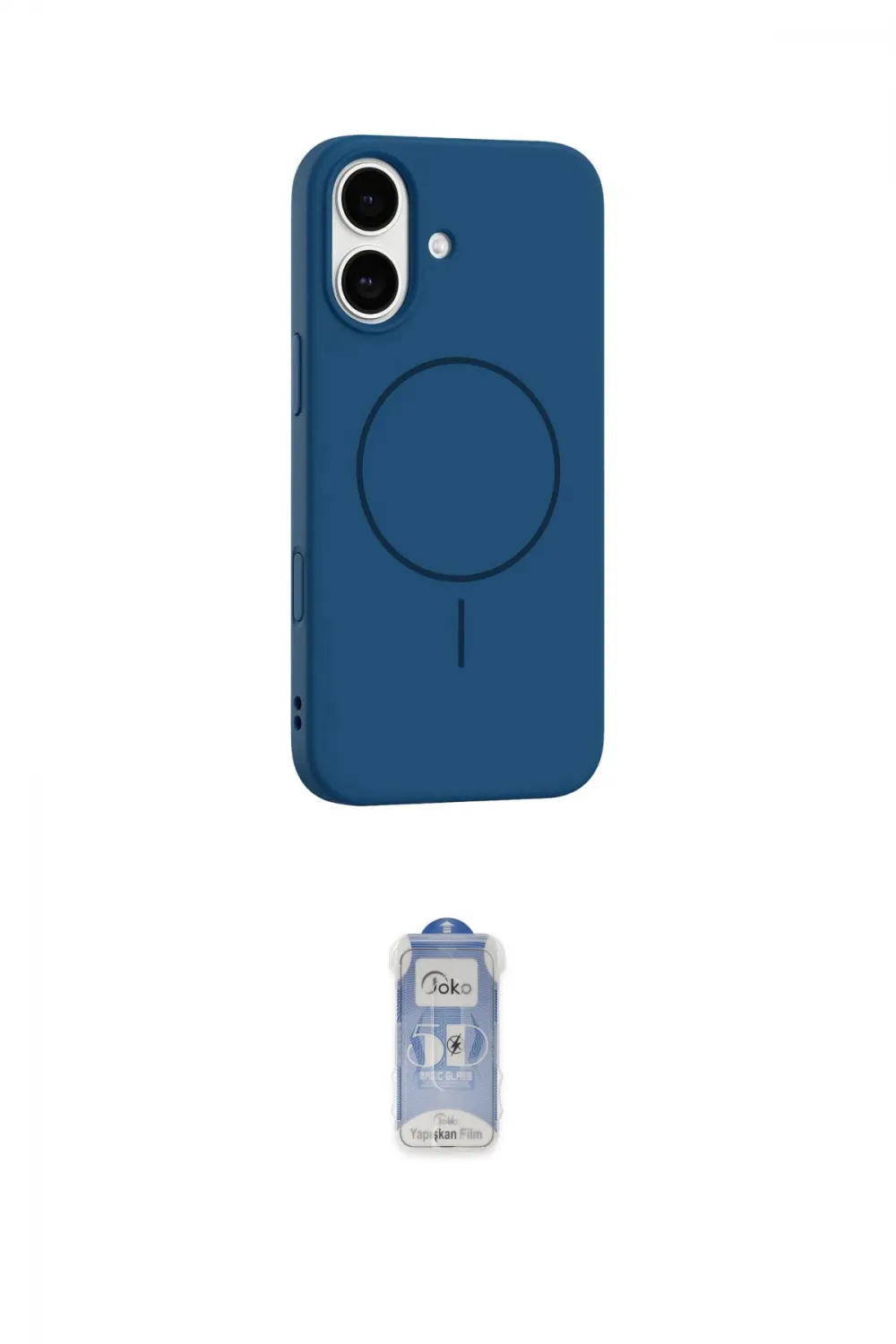 ieg™ iPhone 17 Kılıf Yankı Form Serisi - Siyah Joko Magic 5D Cam