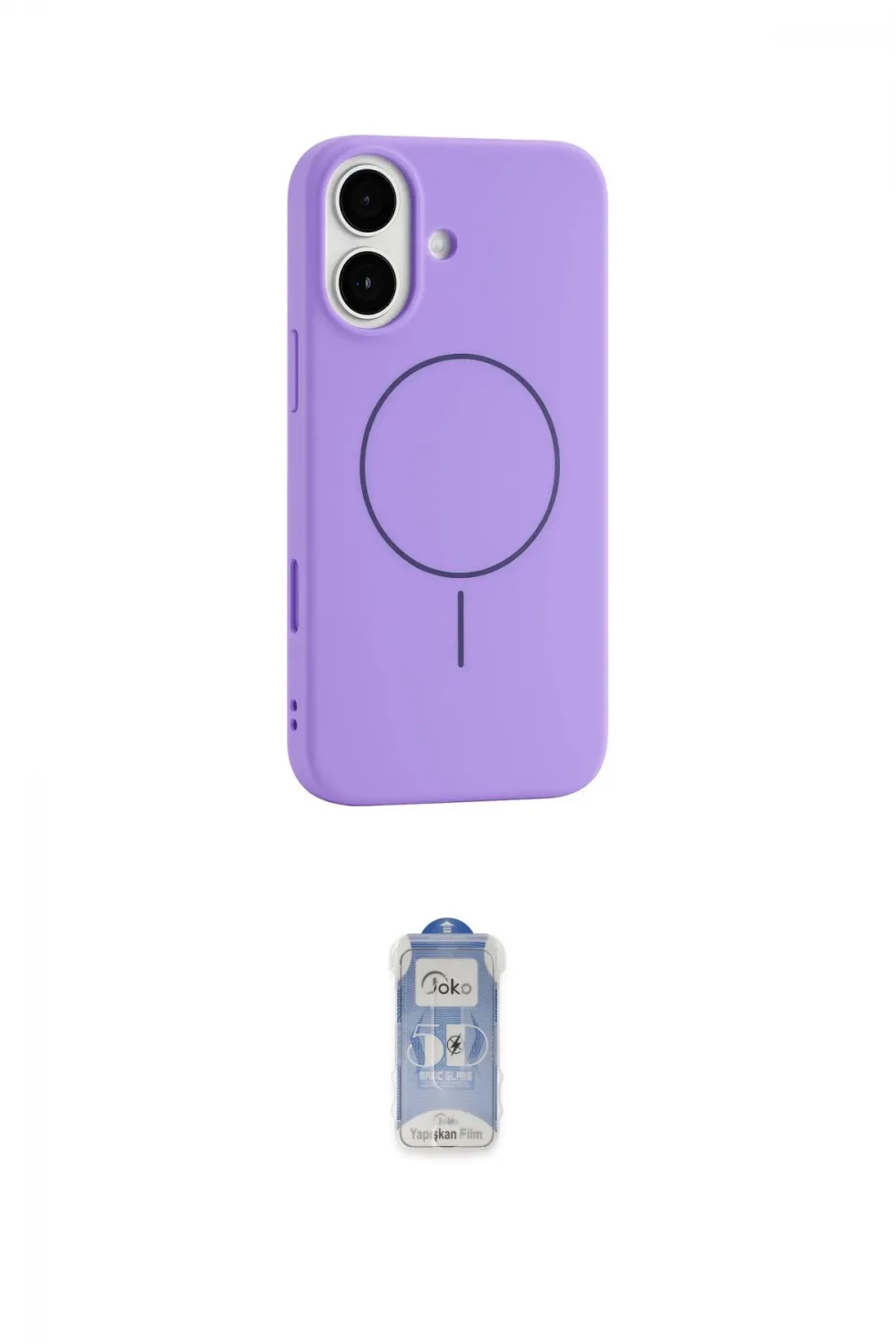 ieg™ iPhone 17 Kılıf Yankı Form Serisi - Siyah Joko Magic 5D Cam