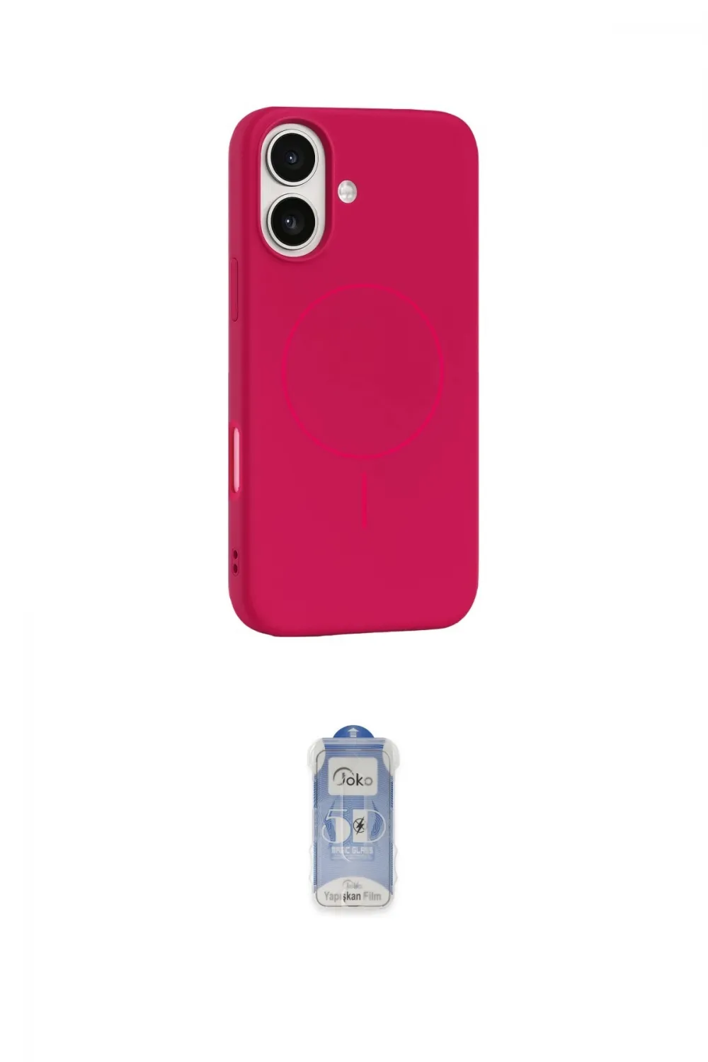 ieg™ iPhone 17 Kılıf Yankı Form Serisi - Siyah Joko Magic 5D Cam