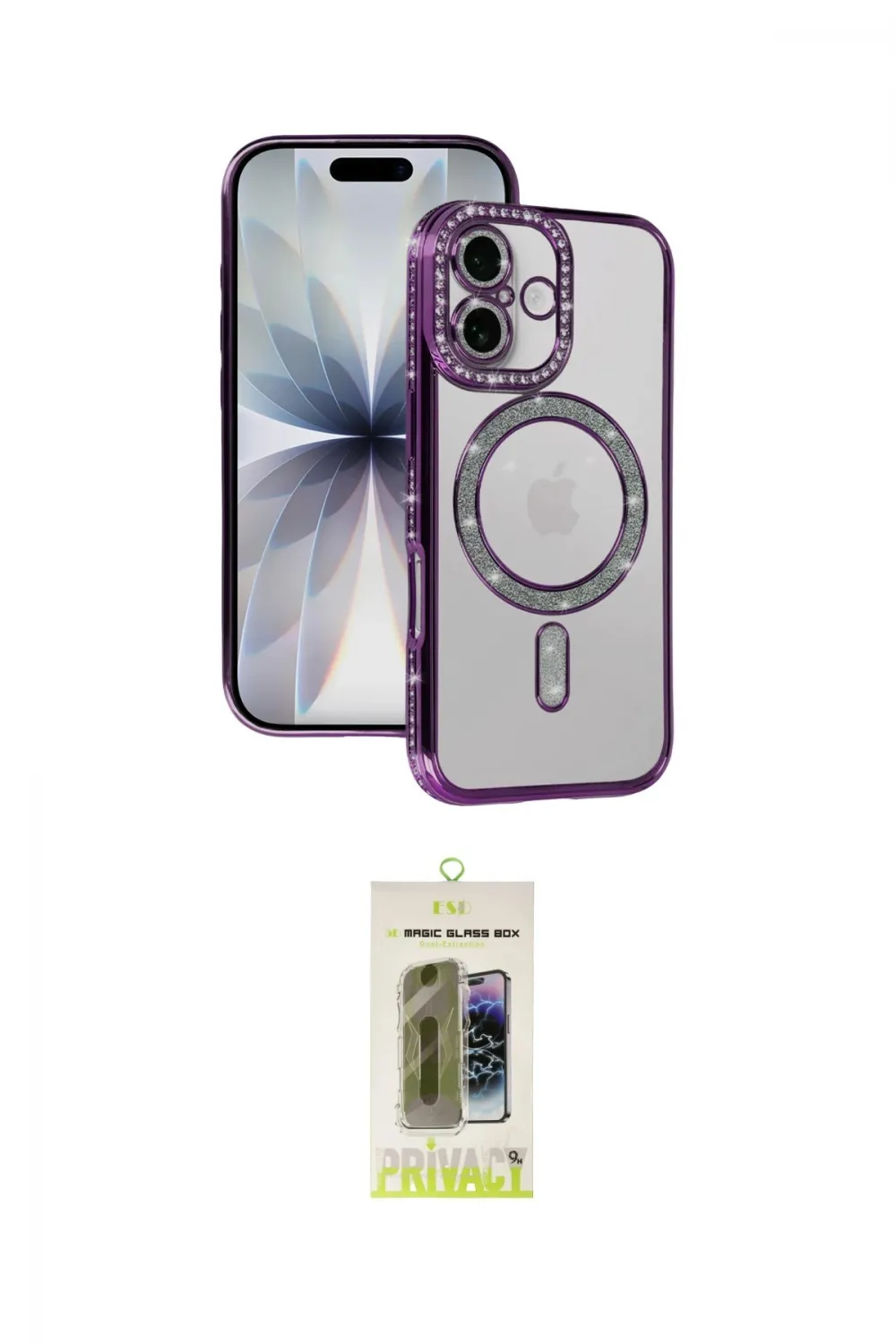 ieg™ iPhone 17 Kılıf Zirve Doku Prime - Siyah Joko Magic 5D Hayalet Cam