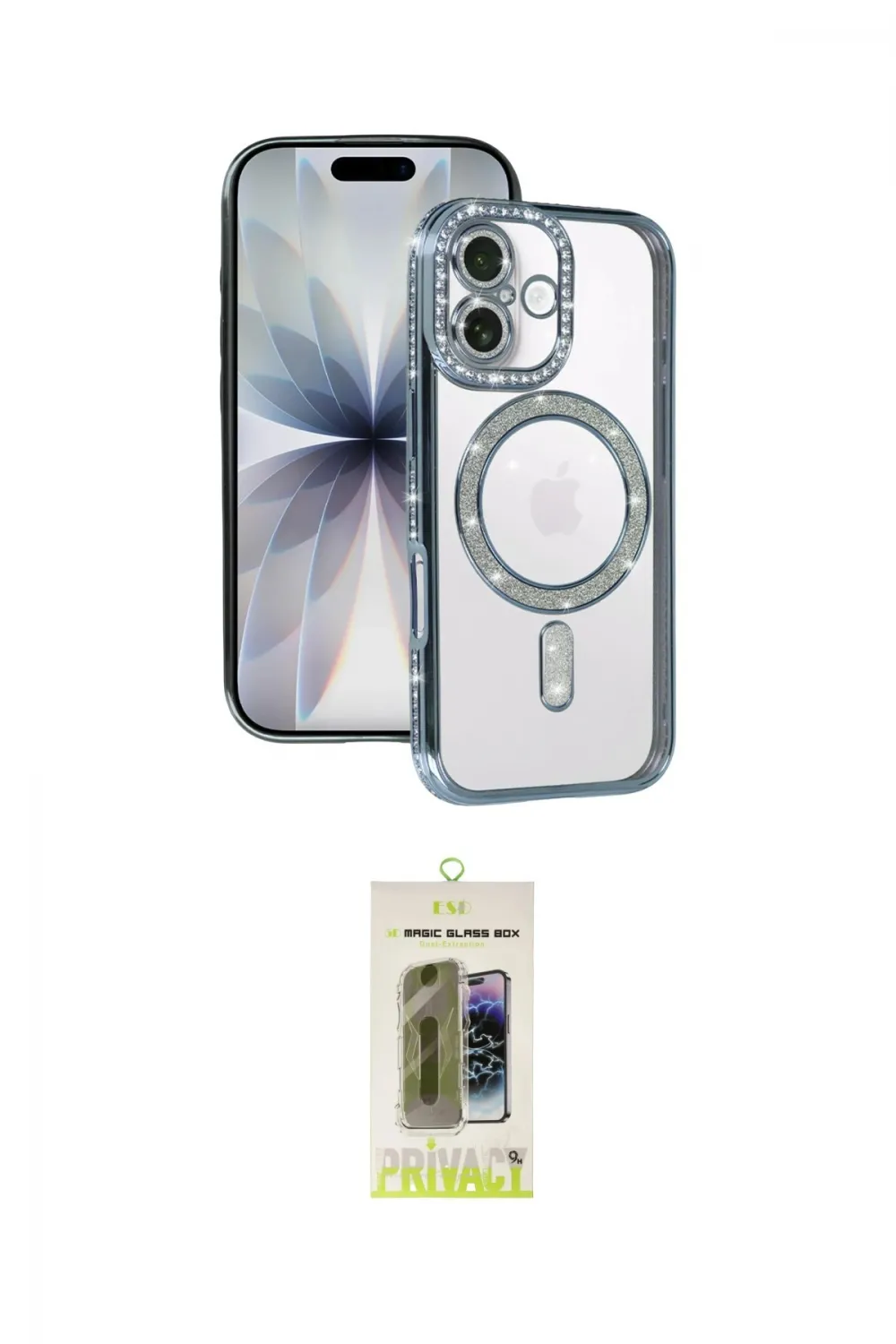 ieg™ iPhone 17 Kılıf Zirve Doku Prime - Siyah Joko Magic 5D Hayalet Cam