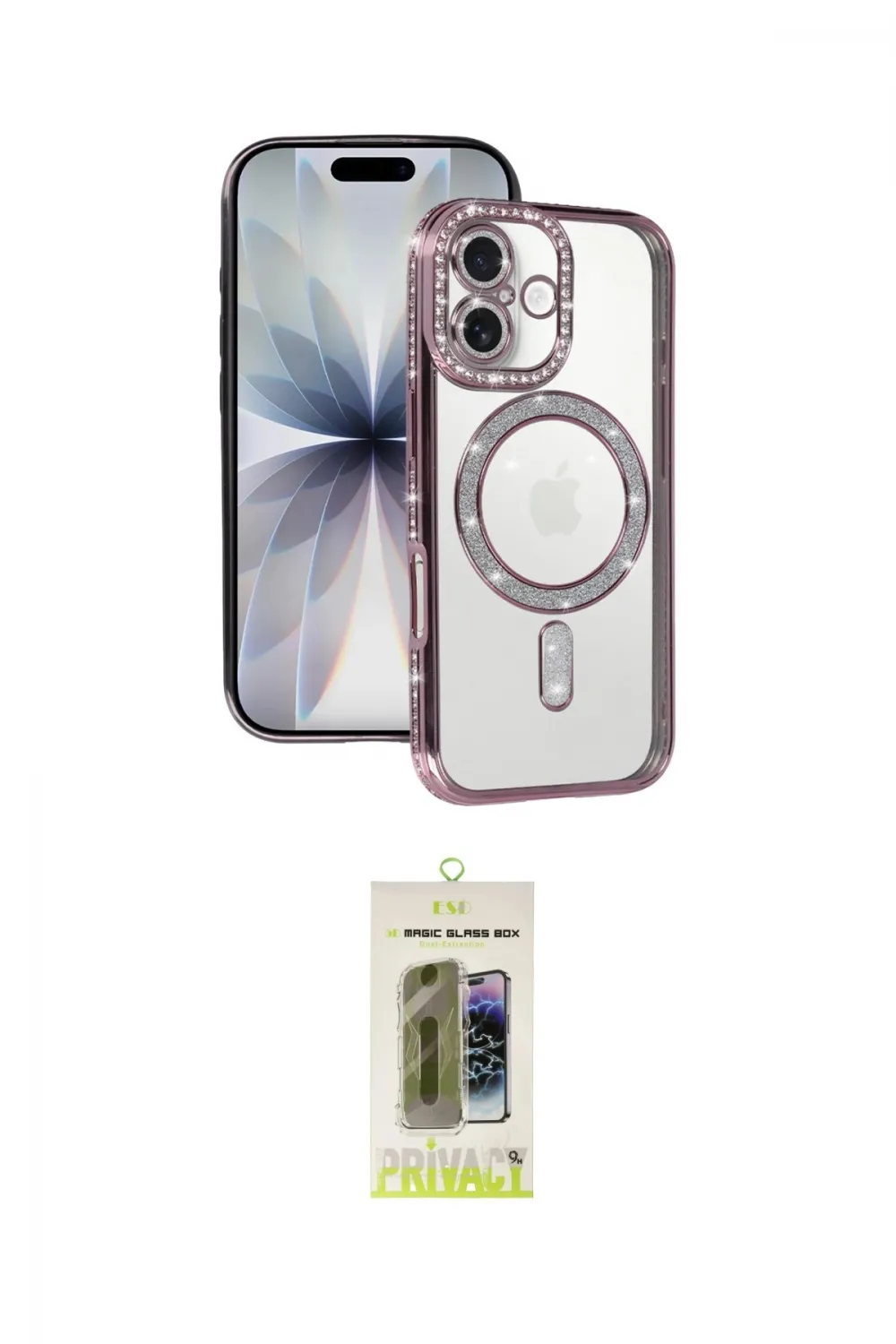 ieg™ iPhone 17 Kılıf Zirve Doku Prime - Siyah Joko Magic 5D Hayalet Cam