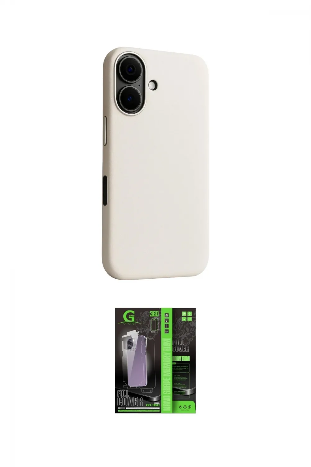 ieg™ iPhone 17 Kılıf Zirve Modern Prime - Şeffaf 360 Full Body Arka Koruyucu