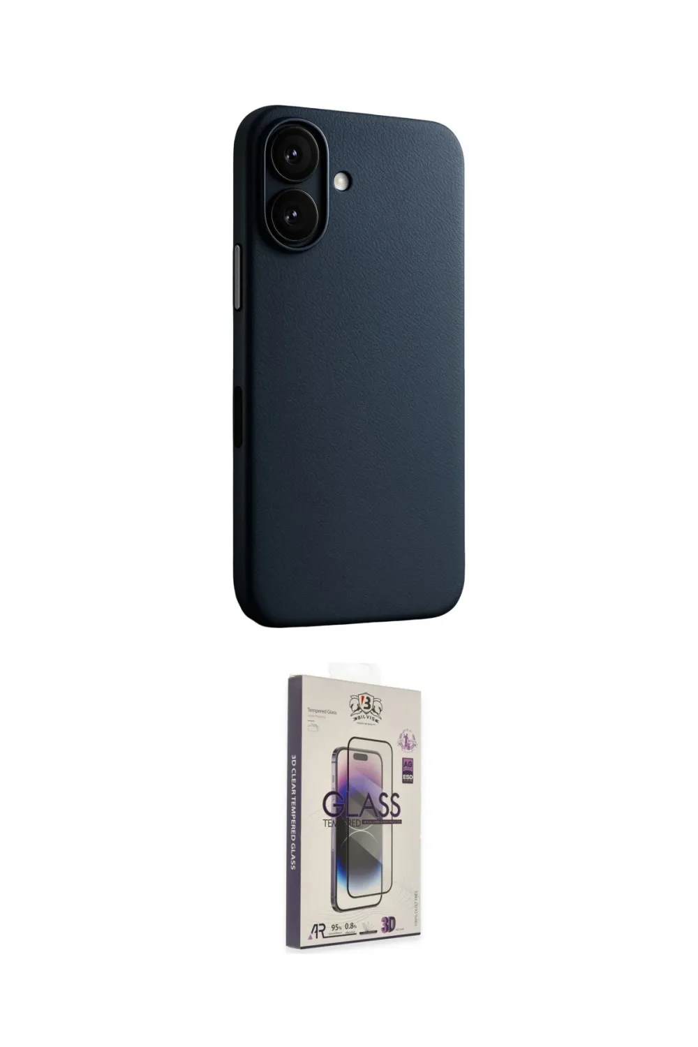 ieg™ iPhone 17 Kılıf Zirve Modern Prime - Siyah Bilvis 3D Cam Ekran Koruyucu