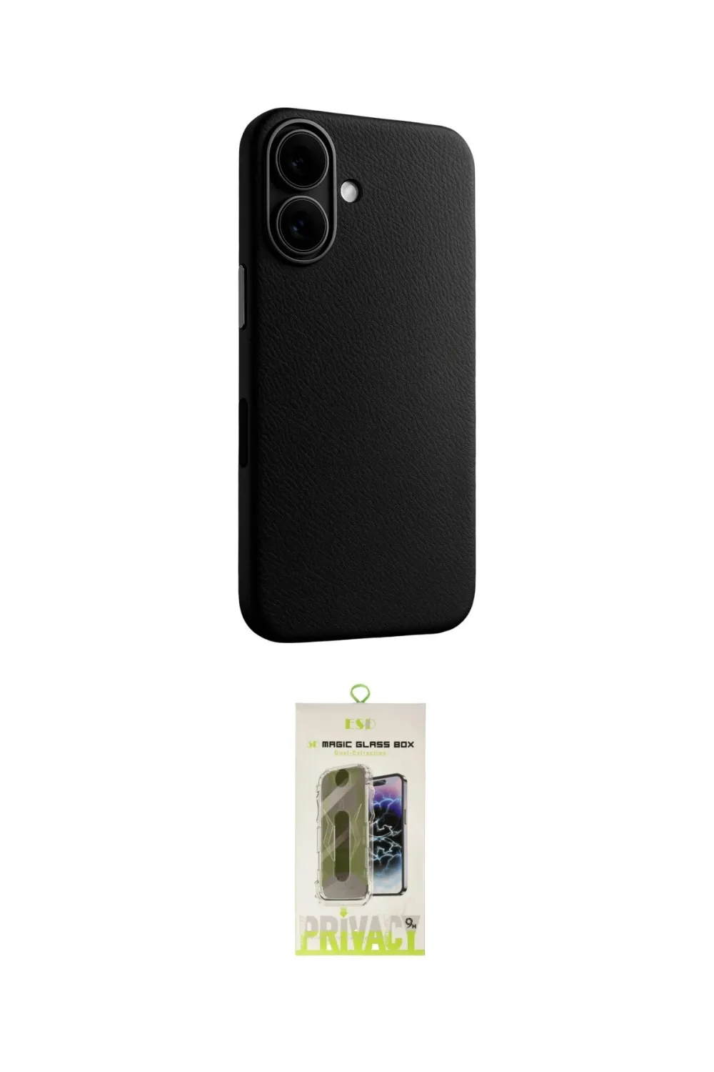 ieg™ iPhone 17 Kılıf Zirve Modern Prime - Siyah Joko Magic 5D Hayalet Cam