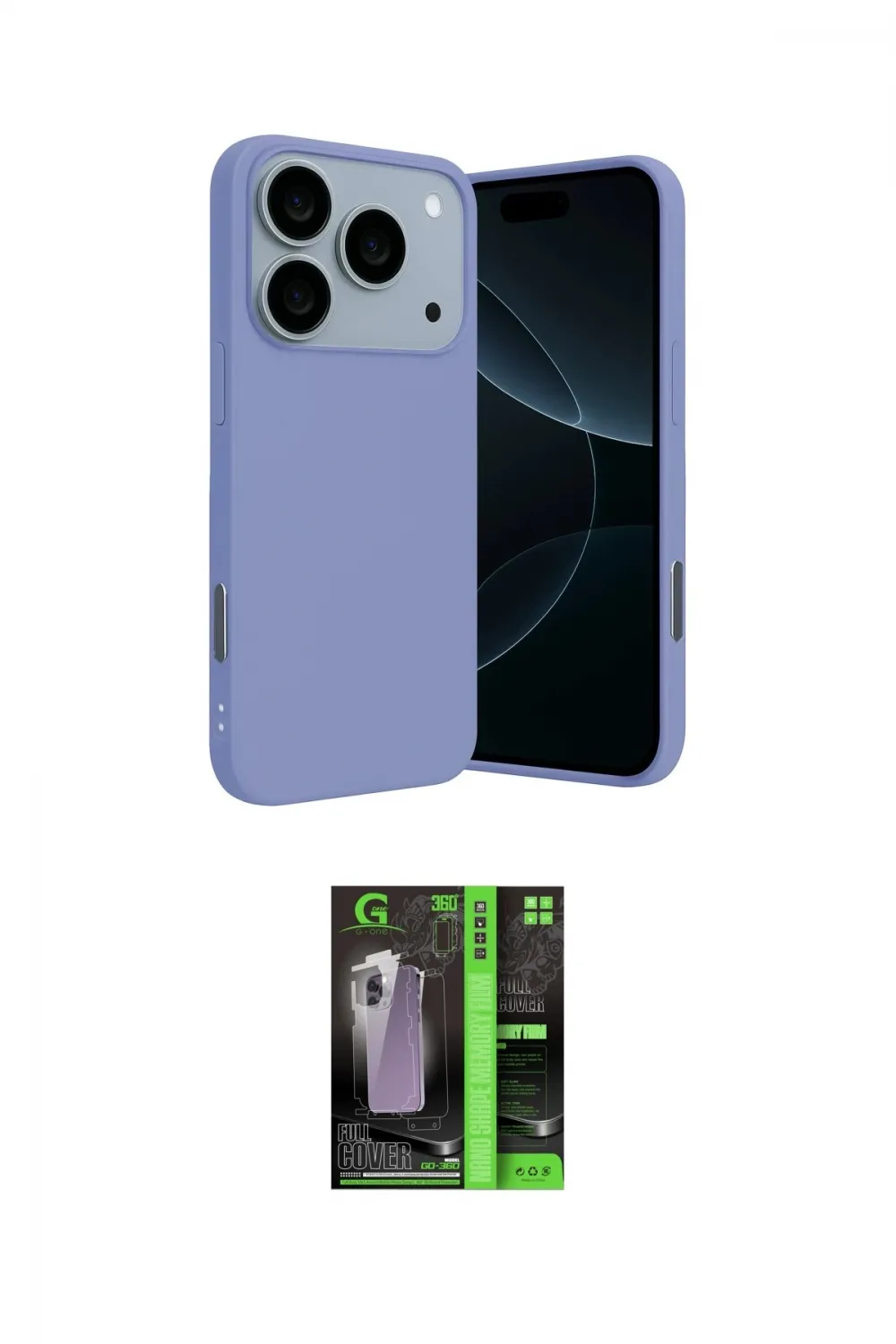ieg™ iPhone 17 Pro Kılıf Ahenk Serisi - Siyah 360 Mat Full Body Arka Koruyucu
