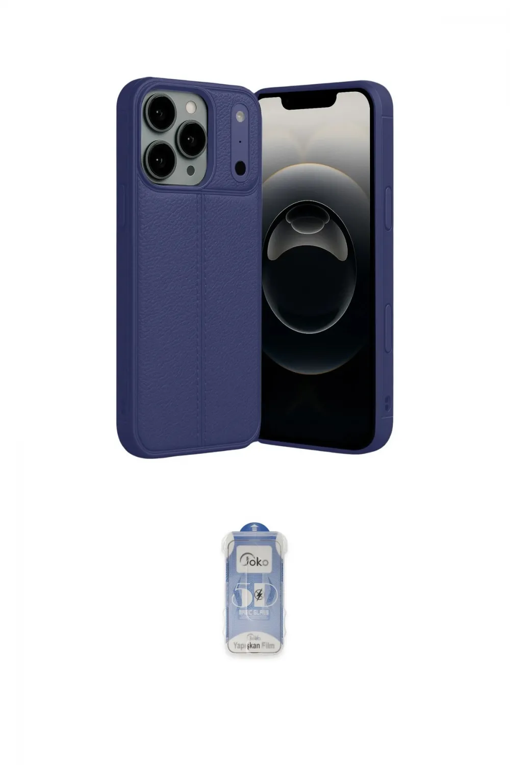 ieg™ iPhone 17 Pro Kılıf Doruk Klasik Özel Seri - Siyah Joko Magic 5D Cam