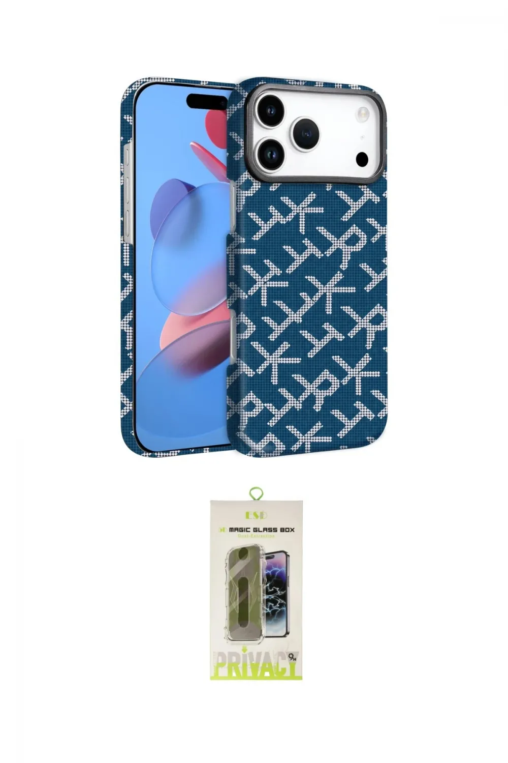 ieg™ iPhone 17 Pro Kılıf Doruk Serisi - Siyah Joko Magic 5D Hayalet Cam