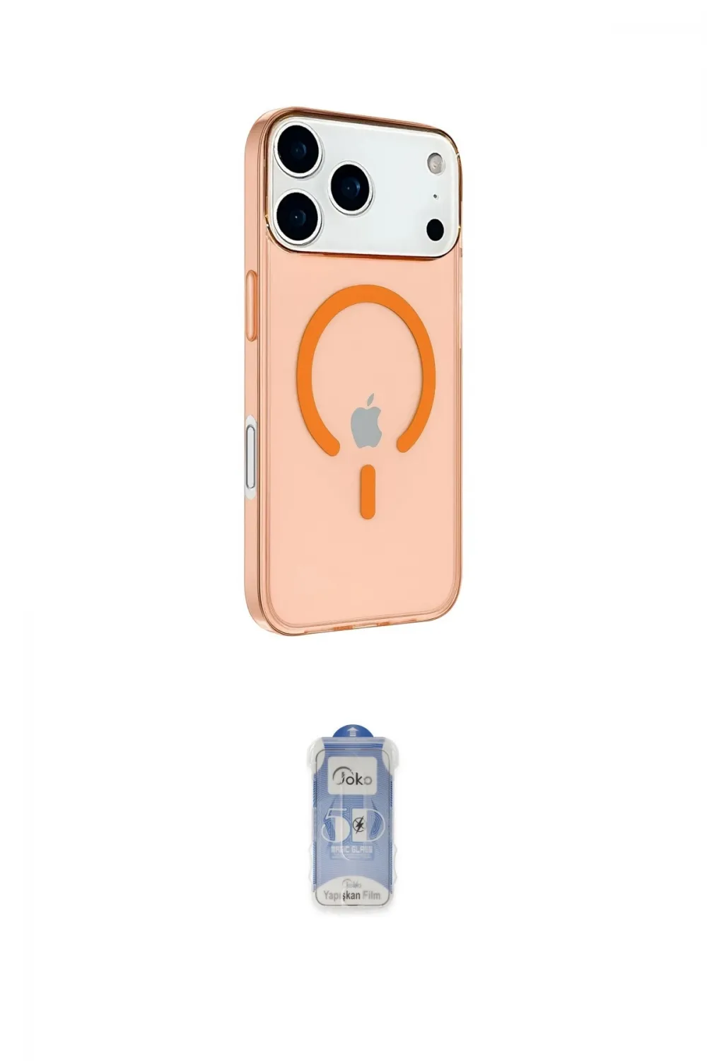 ieg™ iPhone 17 Pro Kılıf Kutup Klasik Serisi - Siyah Joko Magic 5D Cam