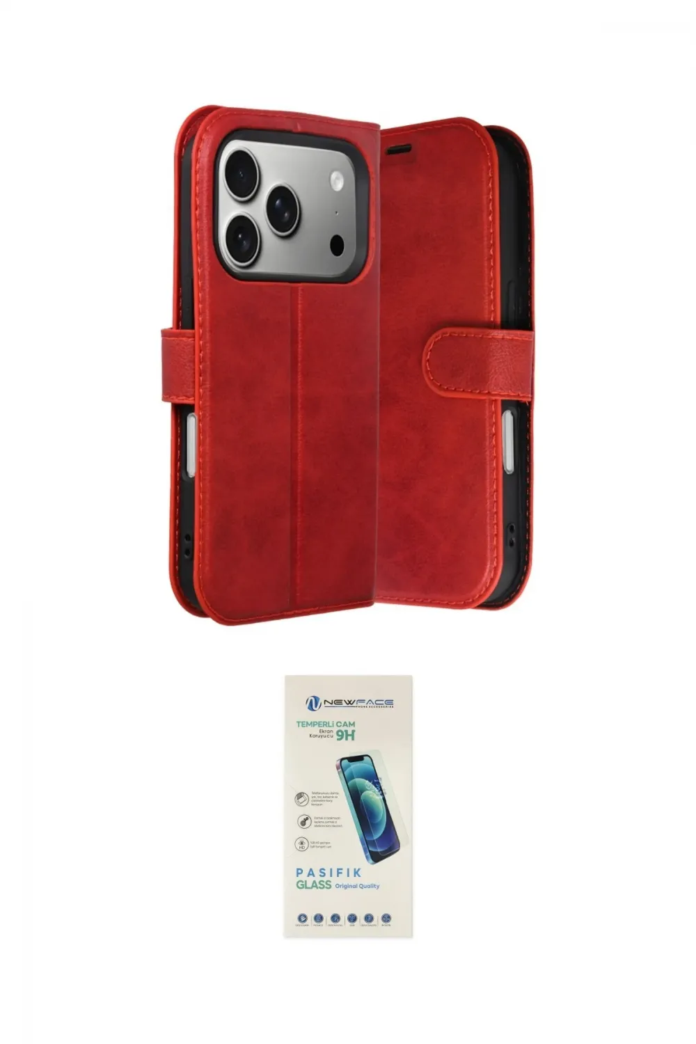 ieg™ iPhone 17 Pro Kılıf Siluet Işık Serisi - Şeffaf Pasifik Cam Ekran Koruyucu