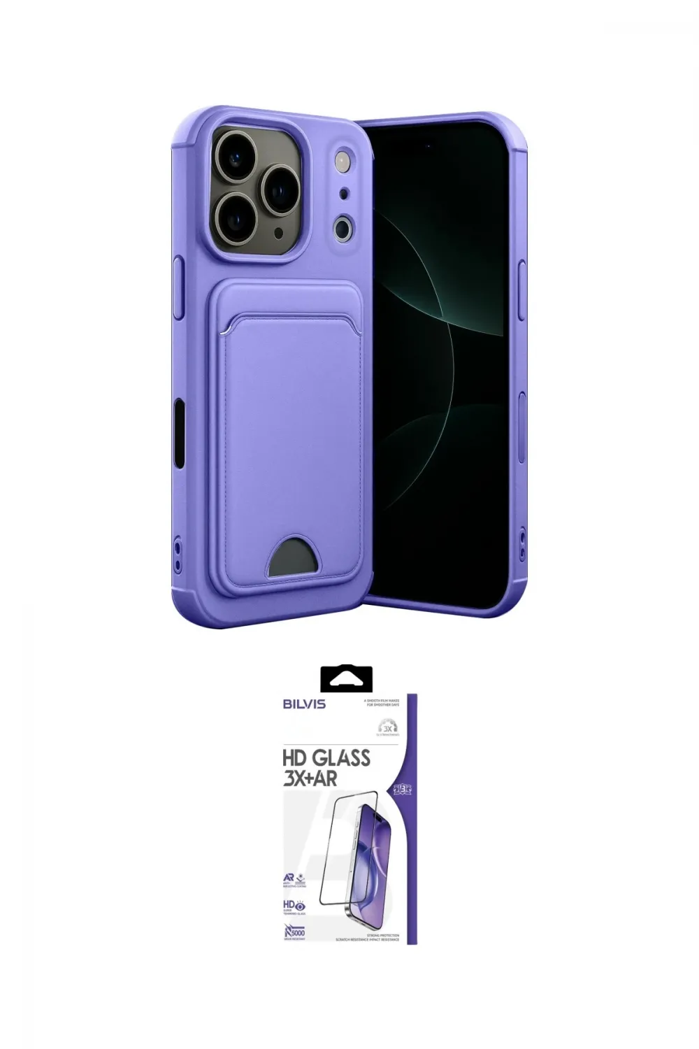 ieg™ iPhone 17 Pro Kılıf Vadi Çizgi Prime - Siyah Bilvis 3X AR HD Cam Ekran Koruyucu