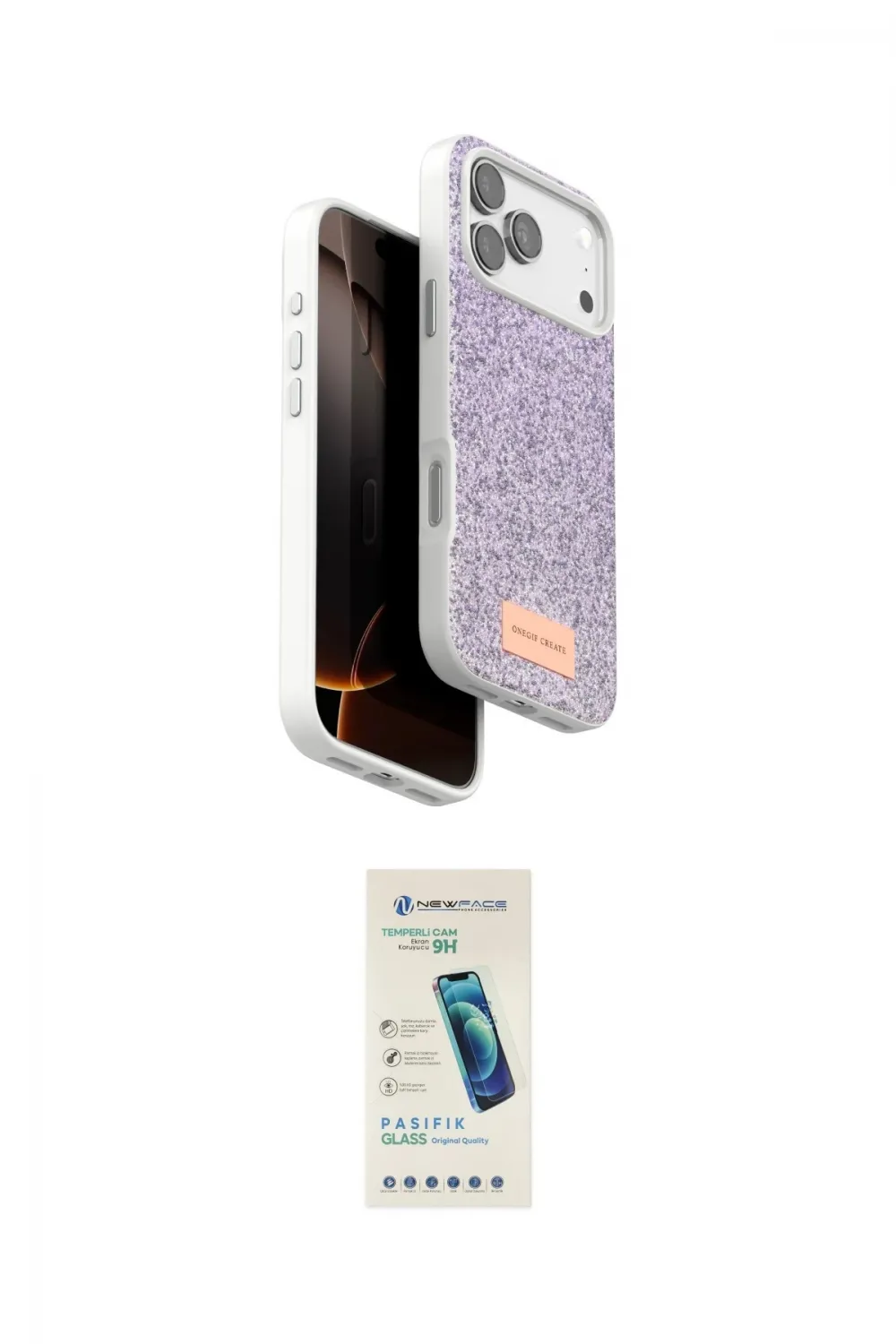 ieg™ iPhone 17 Pro Kılıf Vadi Klasik Serisi - Şeffaf Pasifik Cam Ekran Koruyucu
