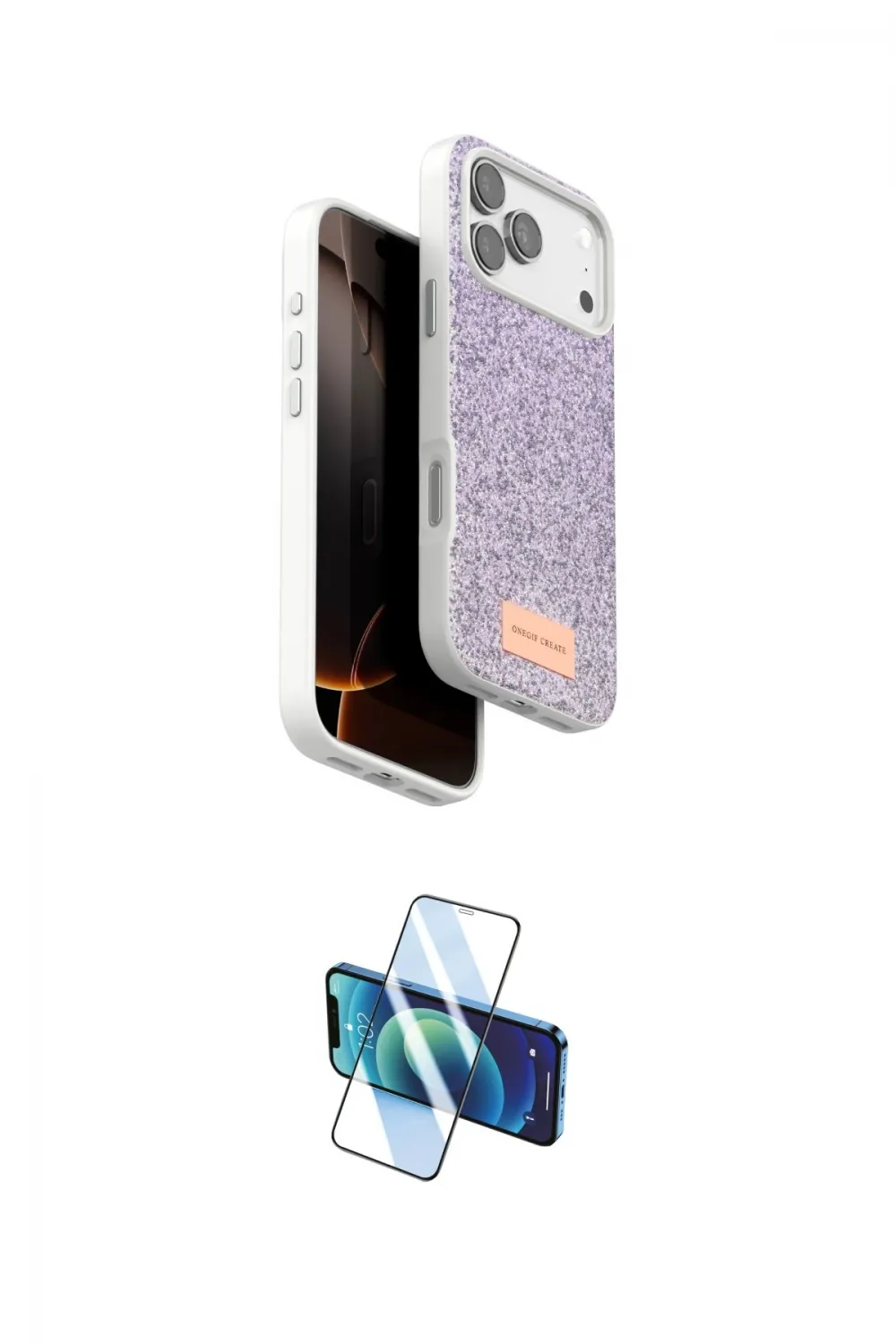 ieg™ iPhone 17 Pro Kılıf Vadi Klasik Serisi - Siyah 3D Antistatik Cam Ekran Koruyucu