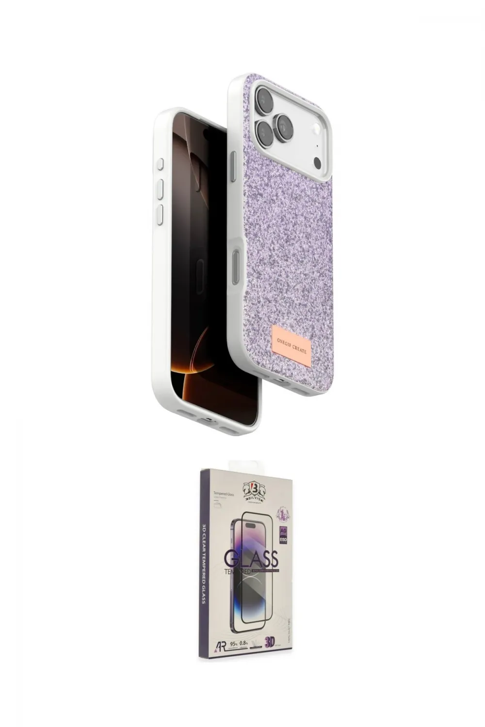 ieg™ iPhone 17 Pro Kılıf Vadi Klasik Serisi - Siyah Bilvis 3D Cam Ekran Koruyucu