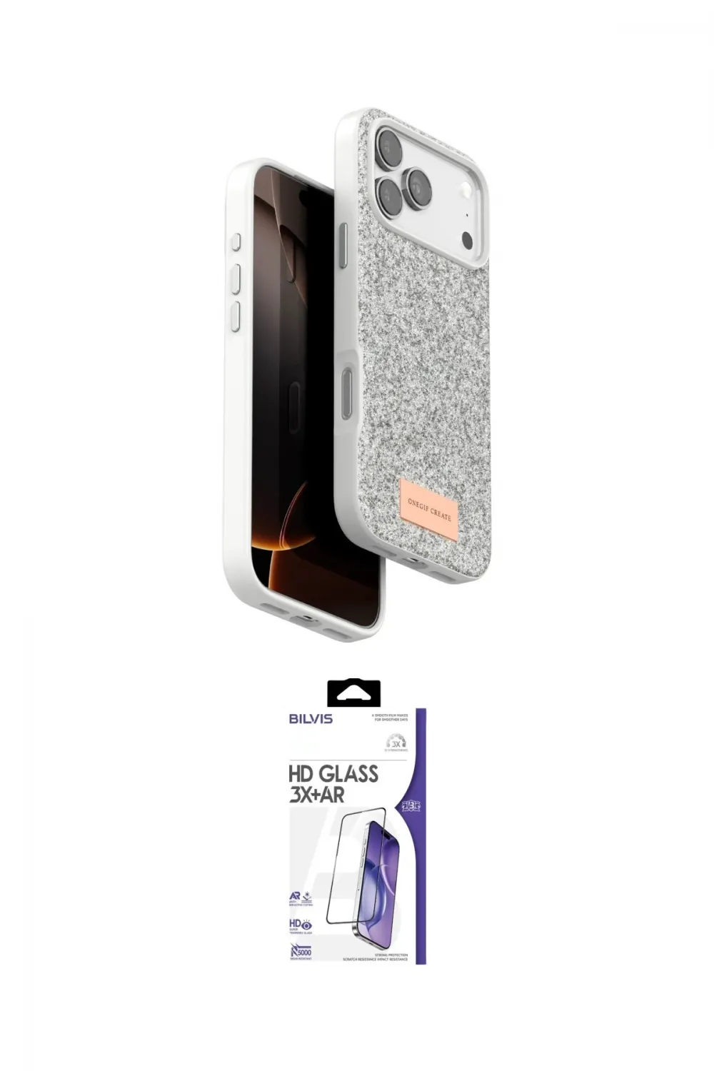 ieg™ iPhone 17 Pro Kılıf Vadi Klasik Serisi - Siyah Bilvis 3X AR HD Cam Ekran Koruyucu
