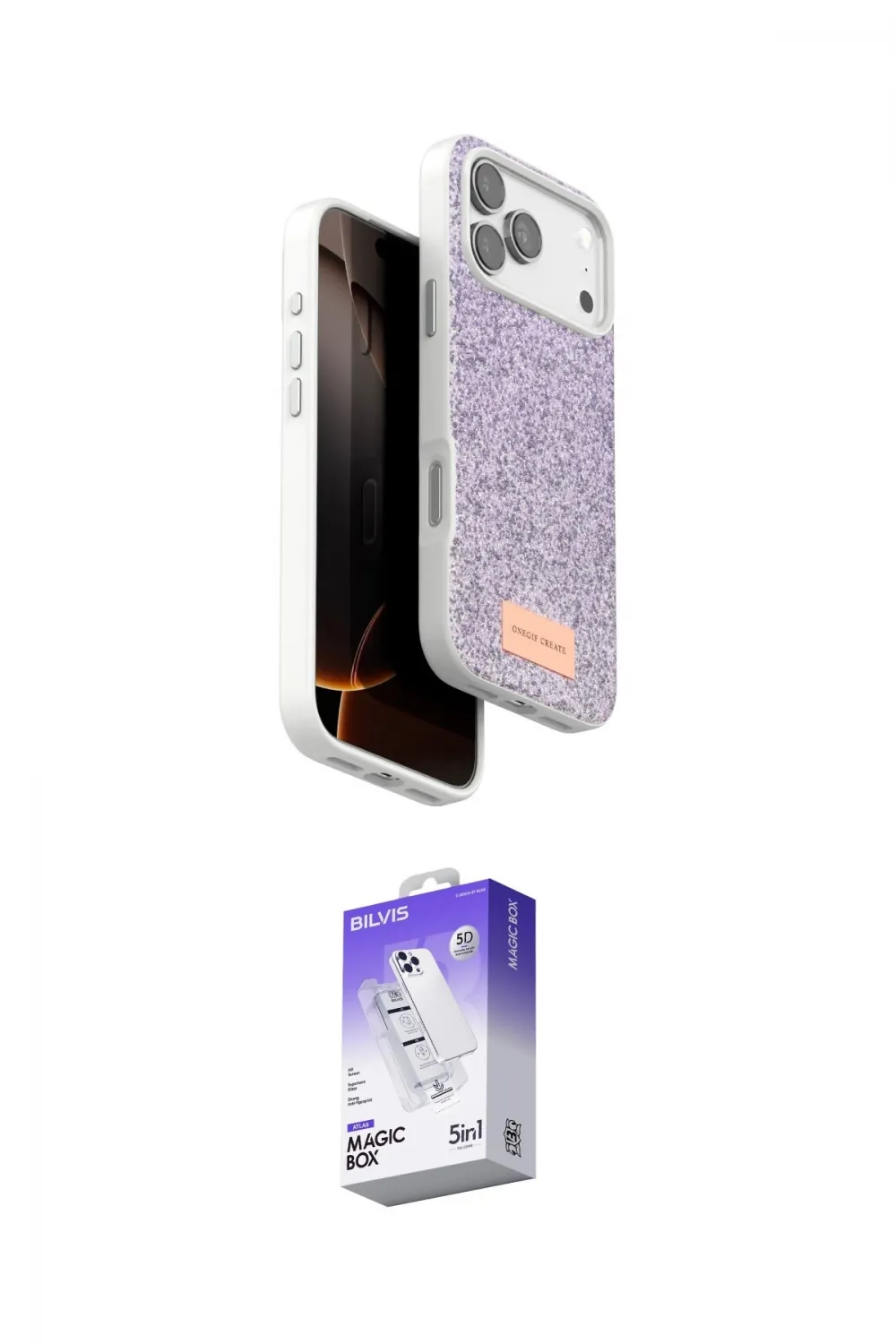 ieg™ iPhone 17 Pro Kılıf Vadi Klasik Serisi - Siyah Bilvis 5in1 3D Magic Cam Ekran Koruyucu