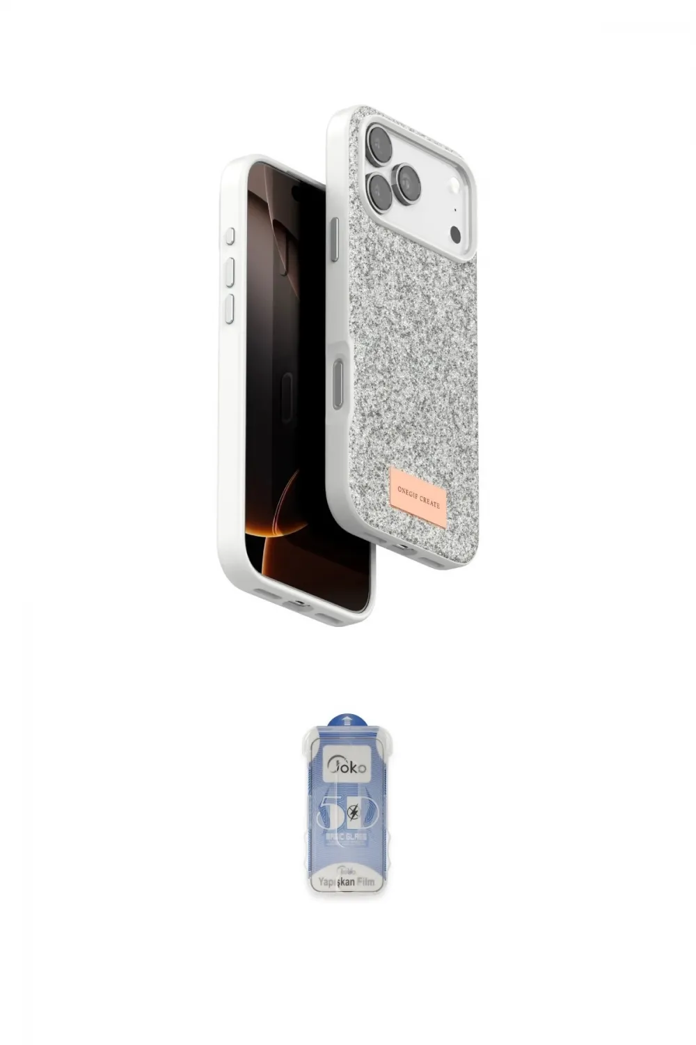 ieg™ iPhone 17 Pro Kılıf Vadi Klasik Serisi - Siyah Joko Magic 5D Cam