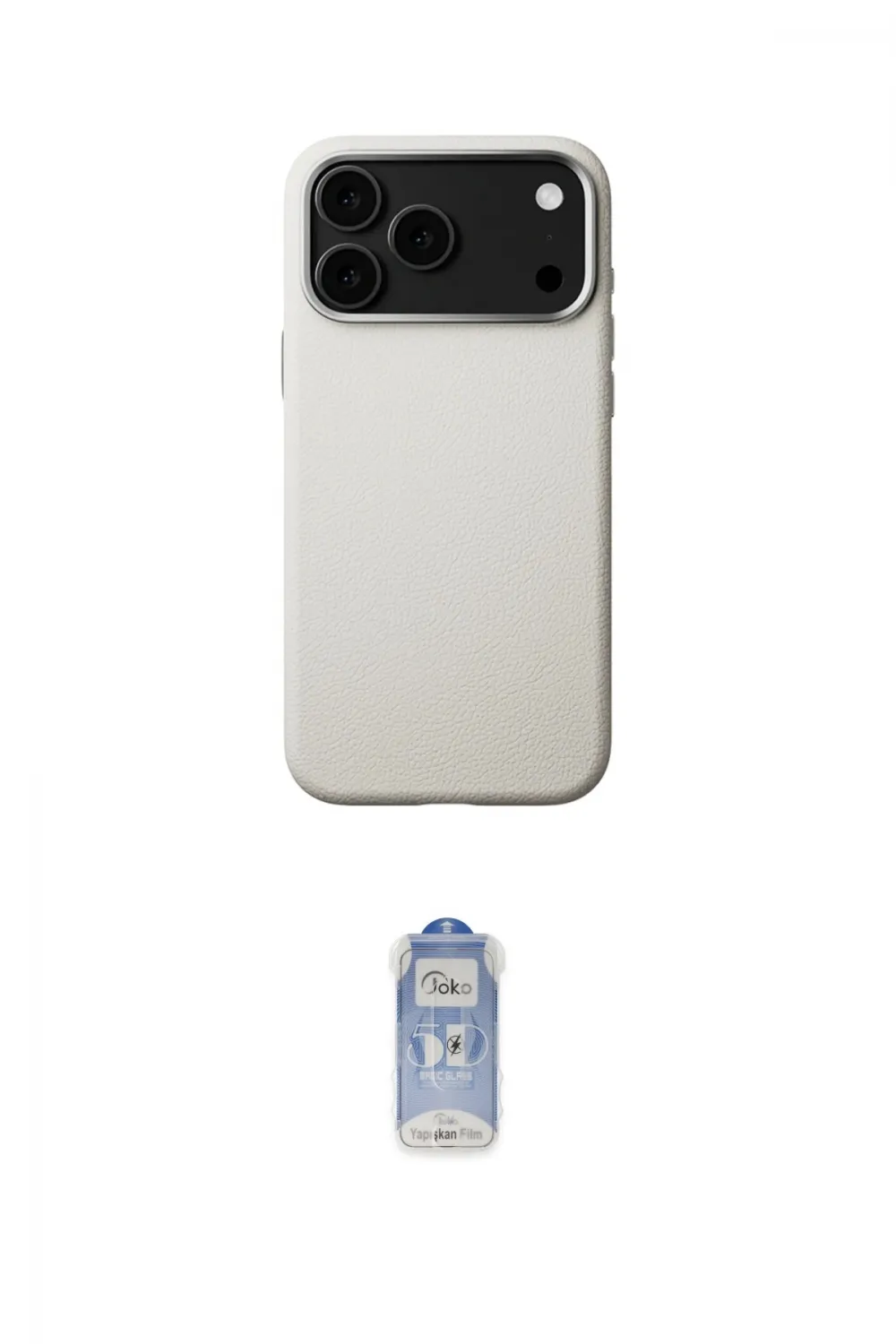ieg™ iPhone 17 Pro Kılıf Zirve Modern Prime - Siyah Joko Magic 5D Cam