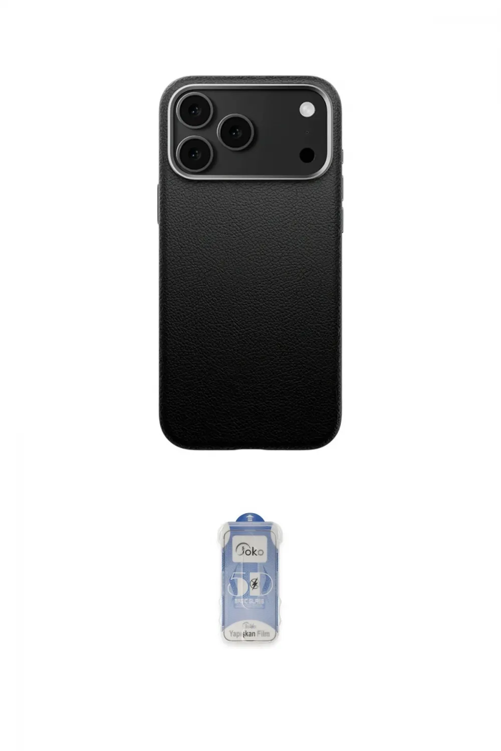 ieg™ iPhone 17 Pro Kılıf Zirve Modern Prime - Siyah Joko Magic 5D Cam