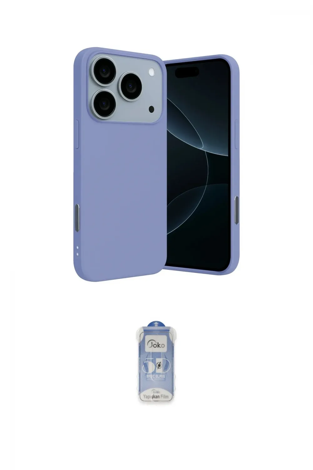 ieg™ iPhone 17 Pro Max Kılıf Ahenk Serisi - Siyah Joko Magic 5D Cam