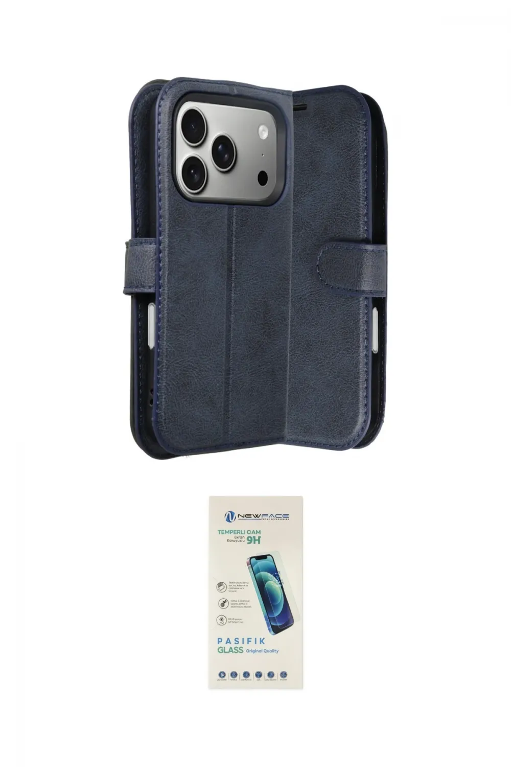 ieg™ iPhone 17 Pro Max Kılıf Siluet Işık Serisi - Şeffaf Pasifik Cam Ekran Koruyucu