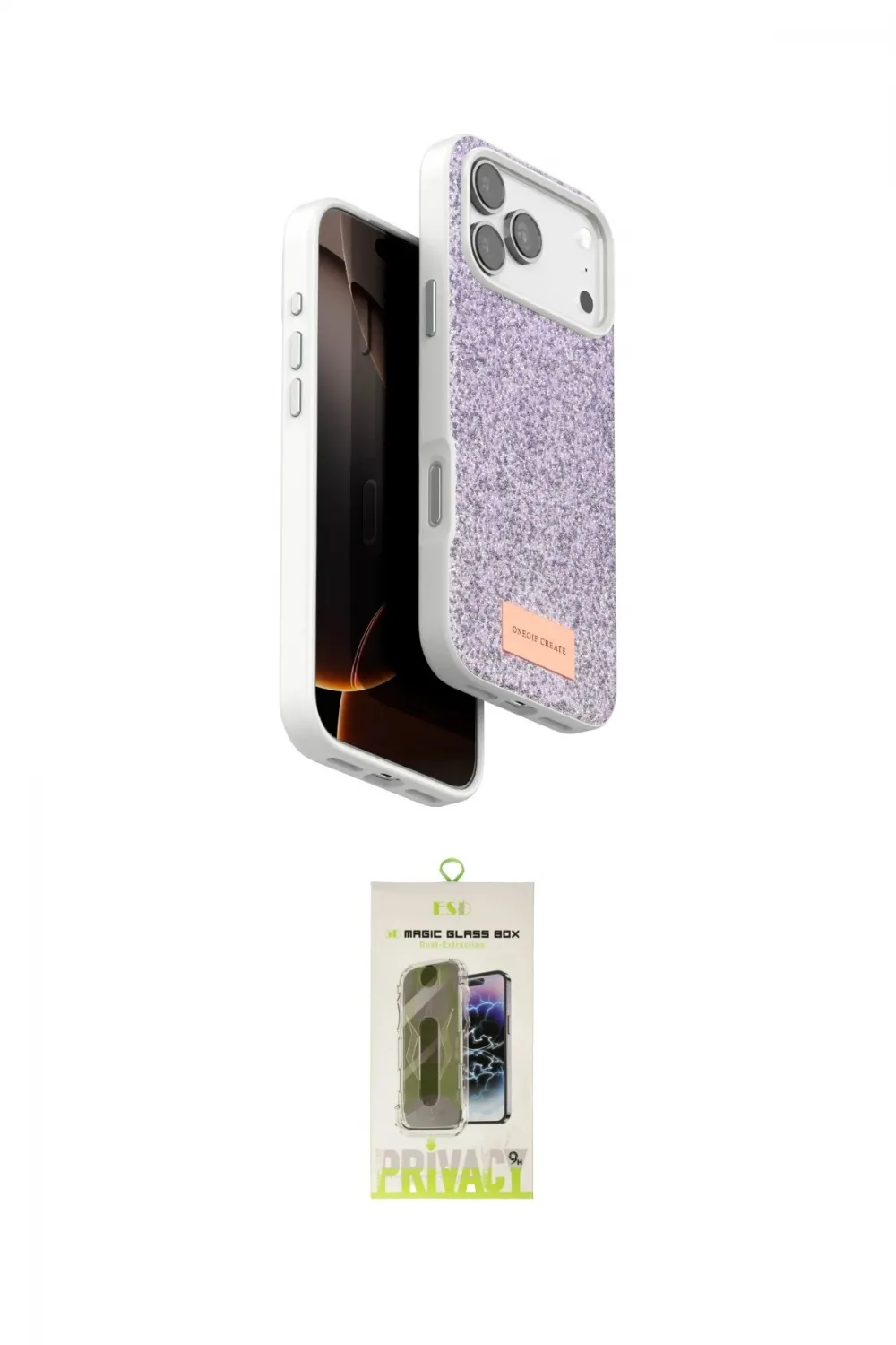 ieg™ iPhone 17 Pro Max Kılıf Vadi Klasik Serisi - Siyah Joko Magic 5D Hayalet Cam