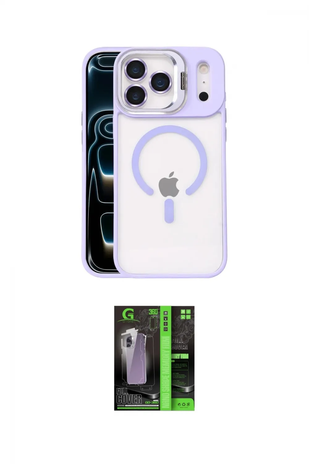ieg™ iPhone 17 Pro Max Kılıf Yadigar Asil Koleksiyonu - Siyah 360 Mat Full Body Arka Koruyucu