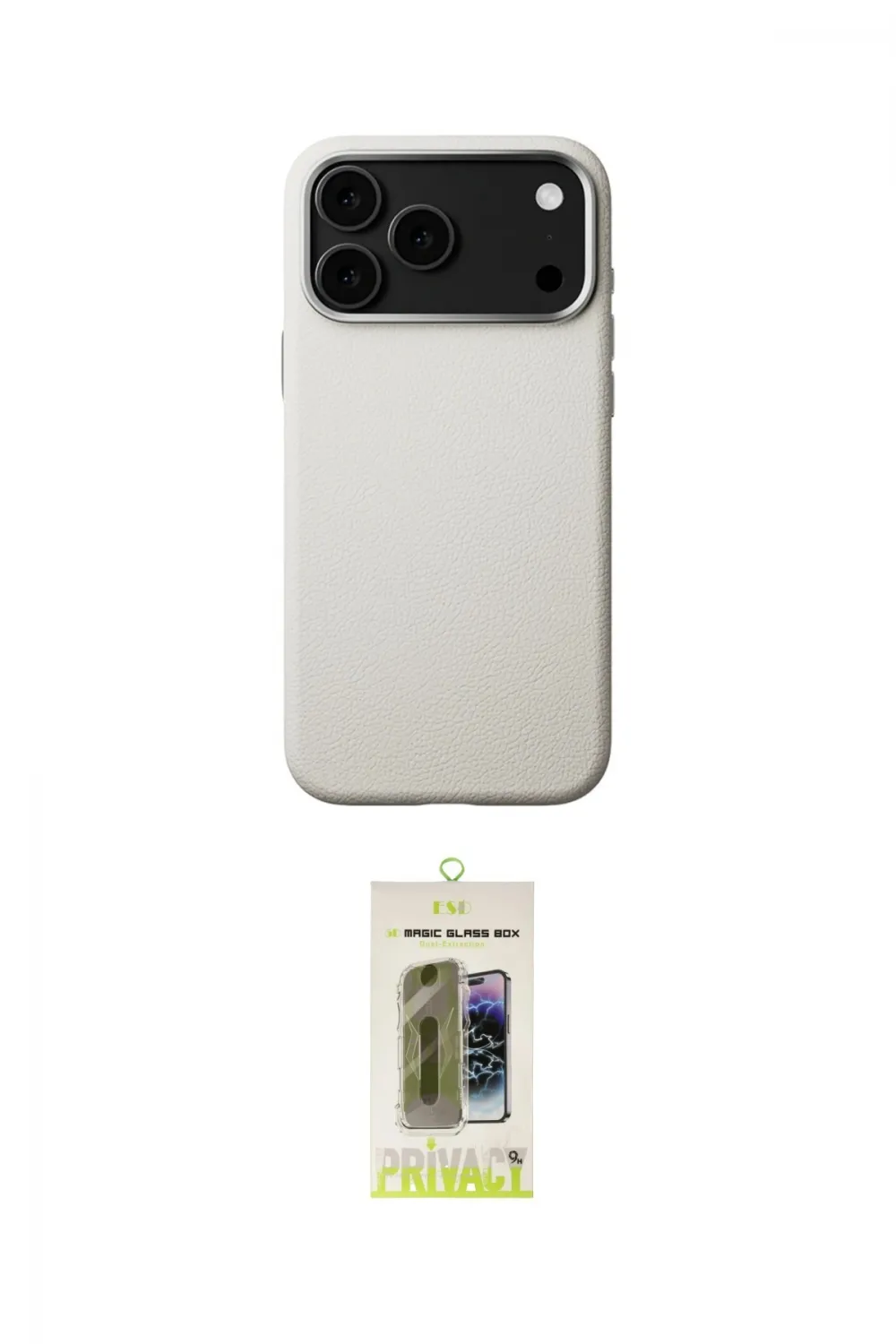 ieg™ iPhone 17 Pro Max Kılıf Zirve Modern Prime - Siyah Joko Magic 5D Hayalet Cam