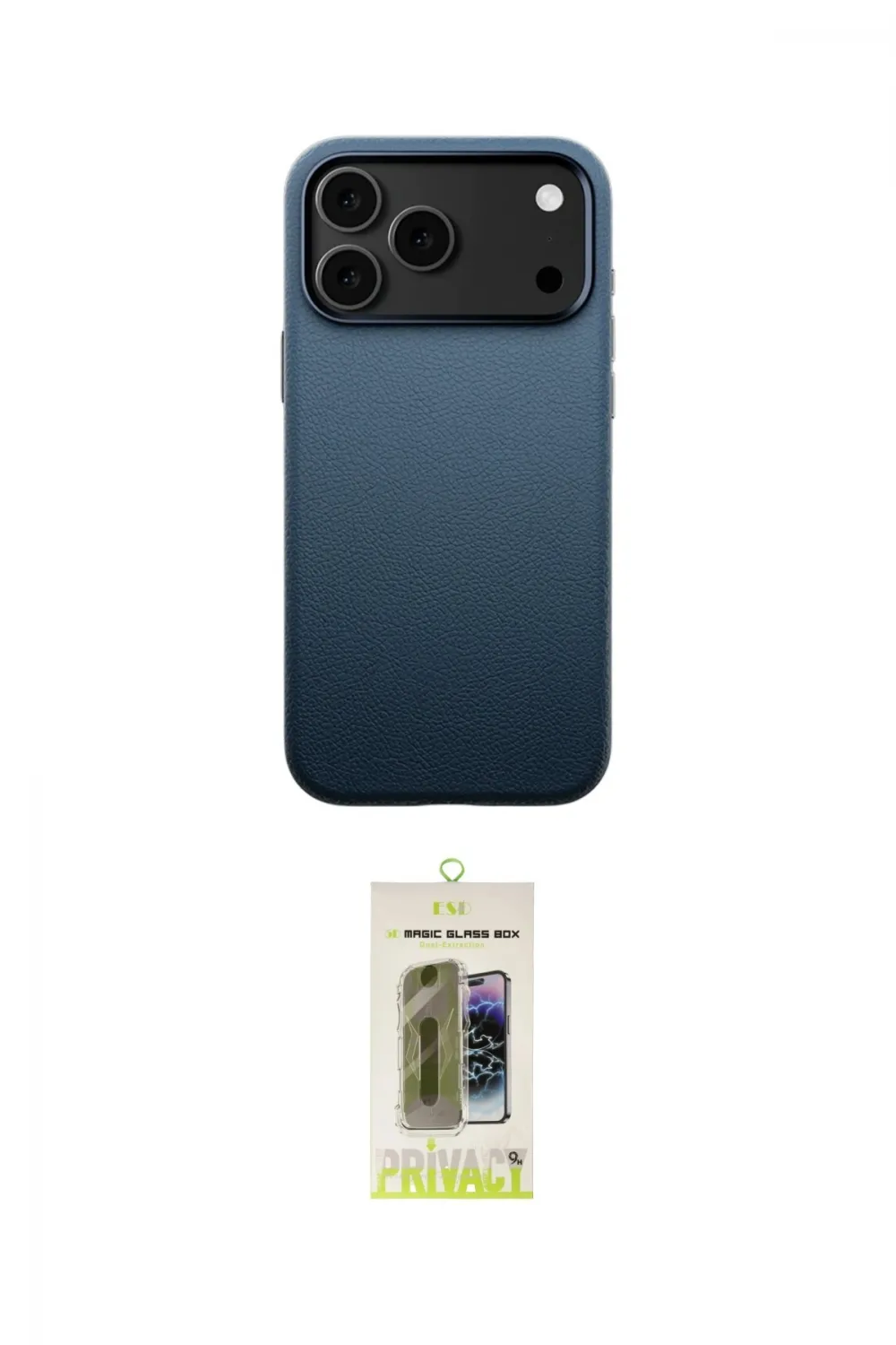 ieg™ iPhone 17 Pro Max Kılıf Zirve Modern Prime - Siyah Joko Magic 5D Hayalet Cam