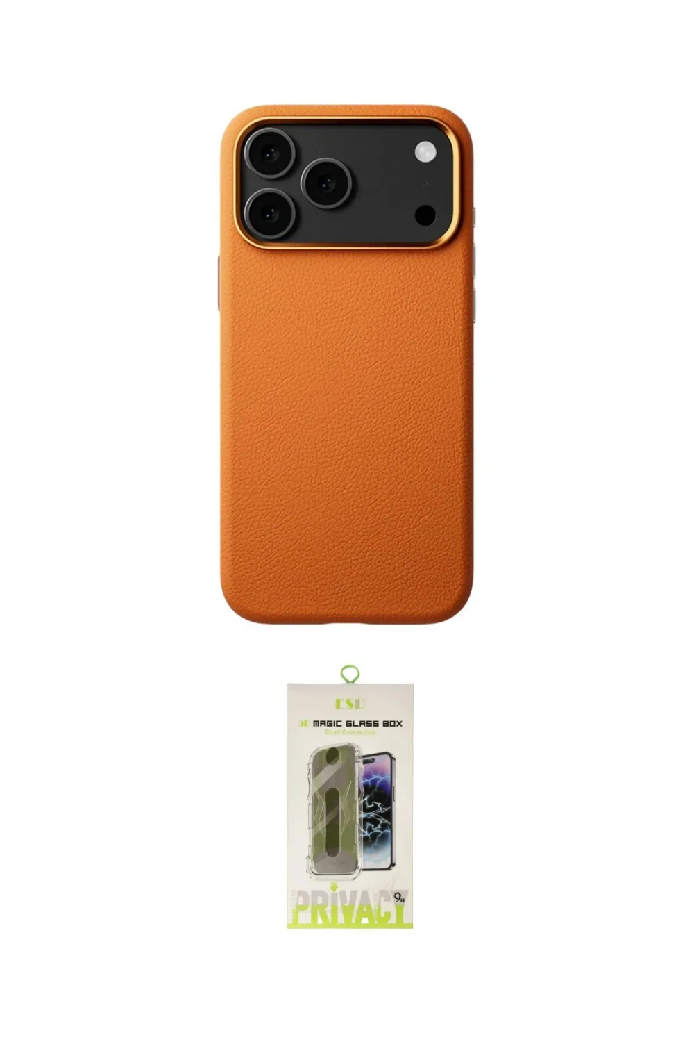 ieg™ iPhone 17 Pro Max Kılıf Zirve Modern Prime - Siyah Joko Magic 5D Hayalet Cam