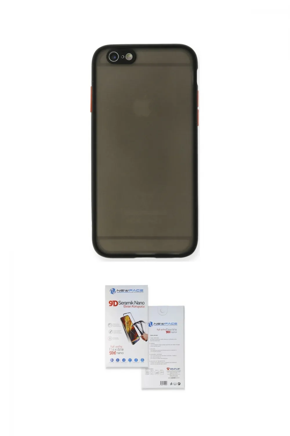 ieg™ iPhone 6 Kılıf Ahenk Çizgi Serisi - Beyaz Seramik Nano Ekran Koruyucu