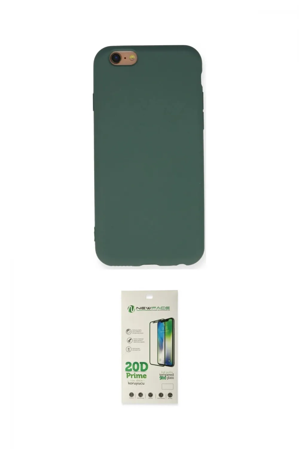 ieg™ iPhone 6 Kılıf Ahenk Serisi - Beyaz 20D Premium Cam Ekran Koruyucu