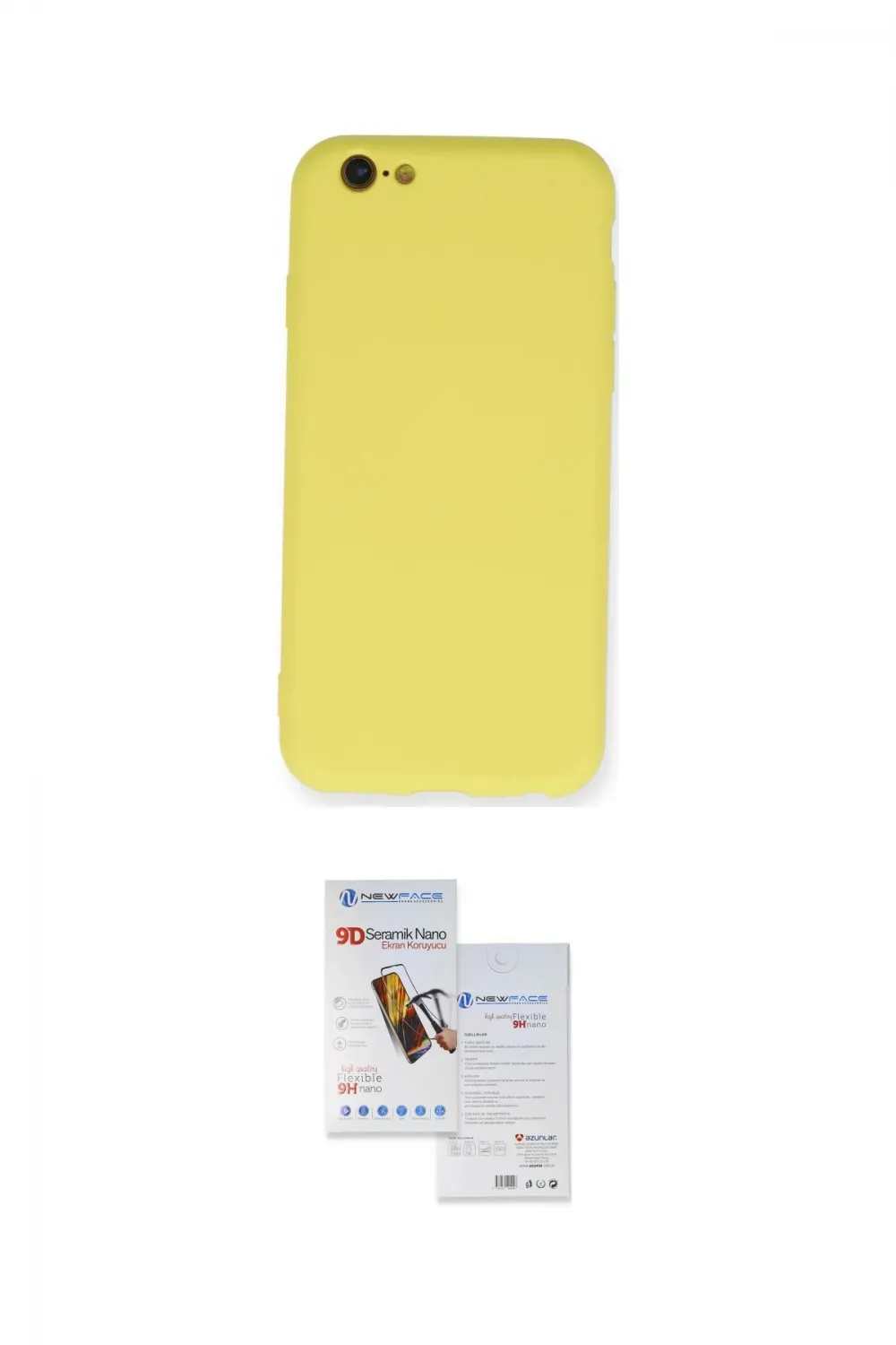 ieg™ iPhone 6 Kılıf Ahenk Serisi - Beyaz Seramik Nano Ekran Koruyucu