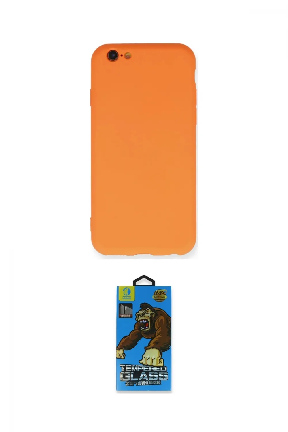 ieg™ iPhone 6 Kılıf Ahenk Serisi - Siyah 18D Cam Ekran Koruyucu