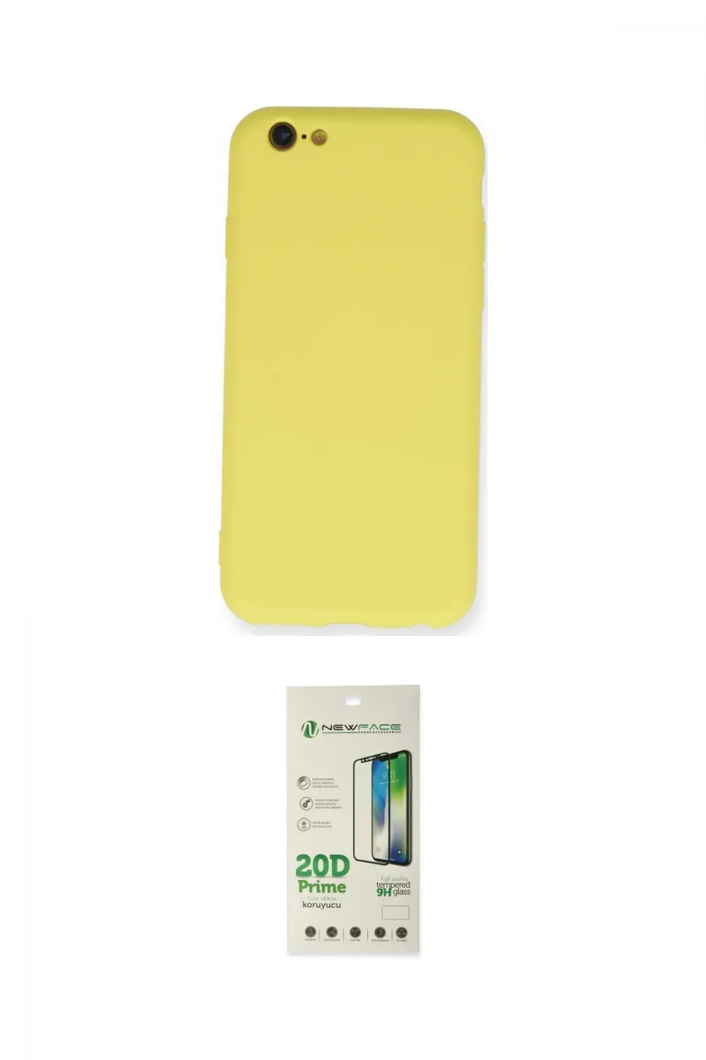 ieg™ iPhone 6 Kılıf Ahenk Serisi - Siyah 20D Premium Cam Ekran Koruyucu