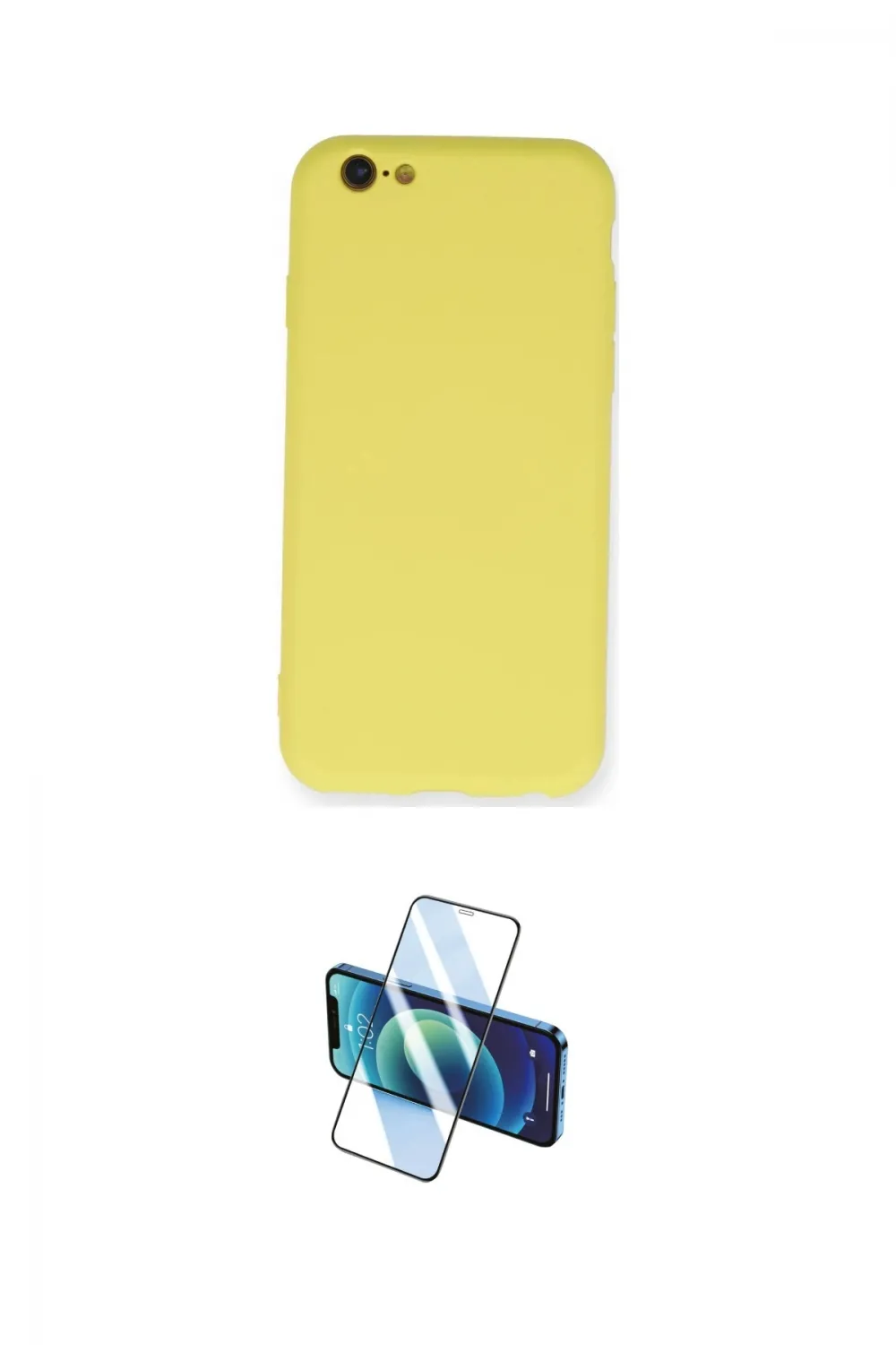 ieg™ iPhone 6 Kılıf Ahenk Serisi - Siyah 3D Antistatik Seramik Nano Ekran Koruyucu