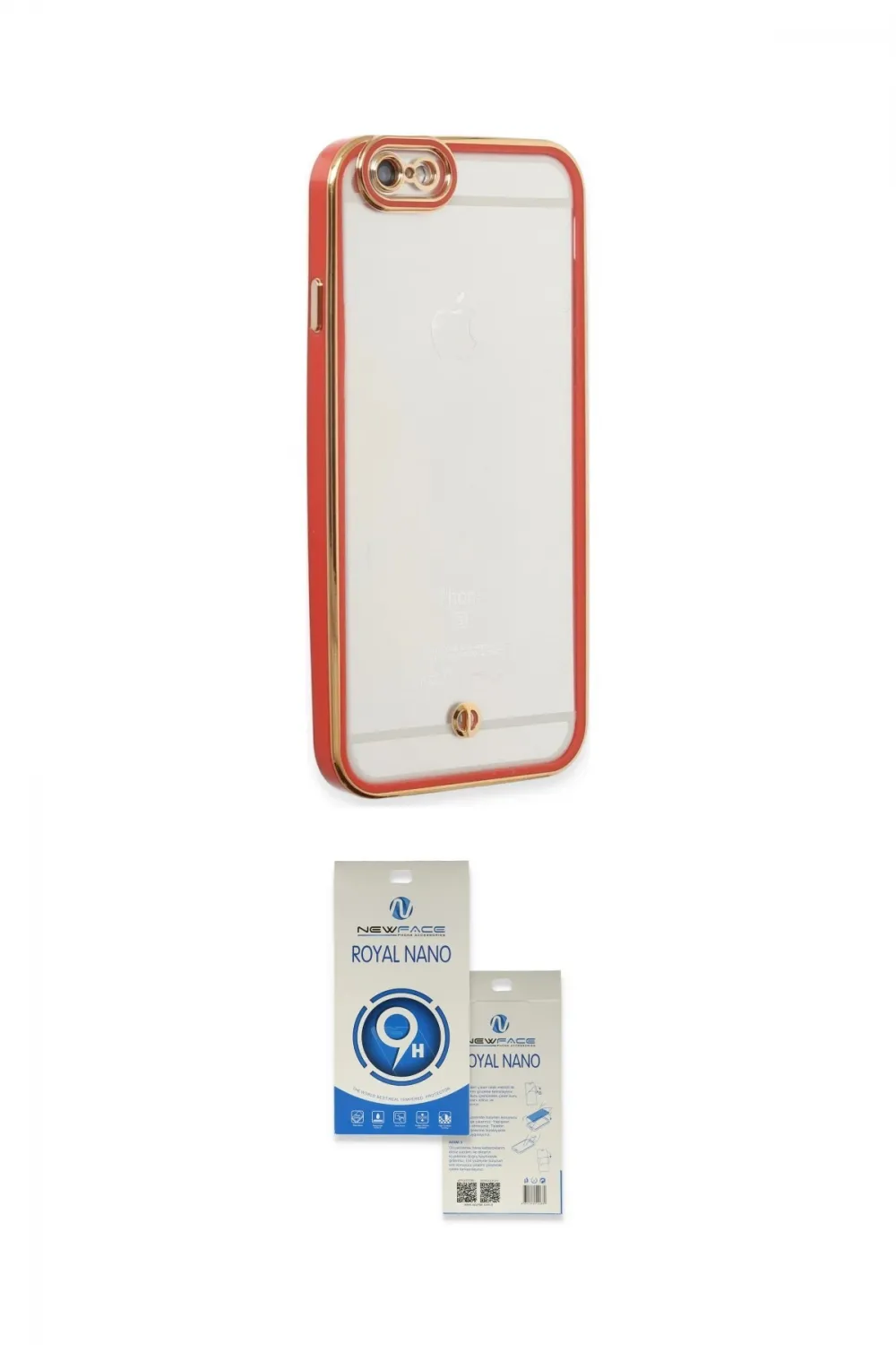 ieg™ iPhone 6 Kılıf Çekirdek Klasik Serisi - Şeffaf Royal Nano Ekran Koruyucu