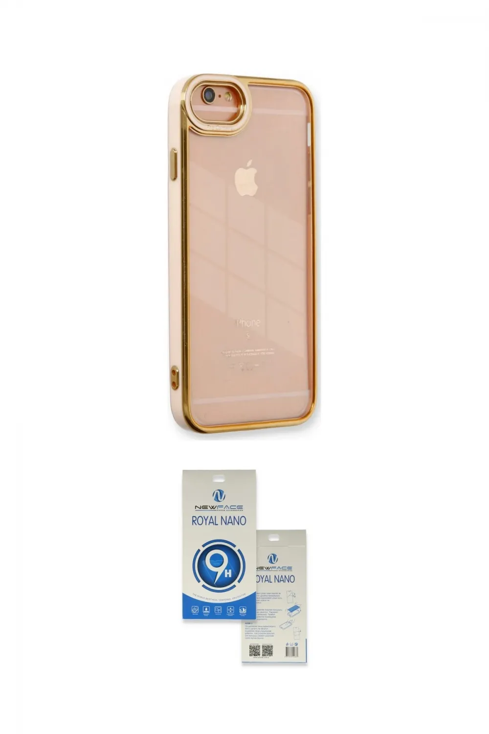 ieg™ iPhone 6 Kılıf Çekirdek Klasik Serisi - Şeffaf Royal Nano Ekran Koruyucu