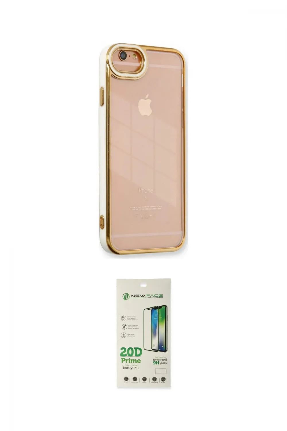ieg™ iPhone 6 Kılıf Çekirdek Klasik Serisi - Siyah 20D Premium Cam Ekran Koruyucu